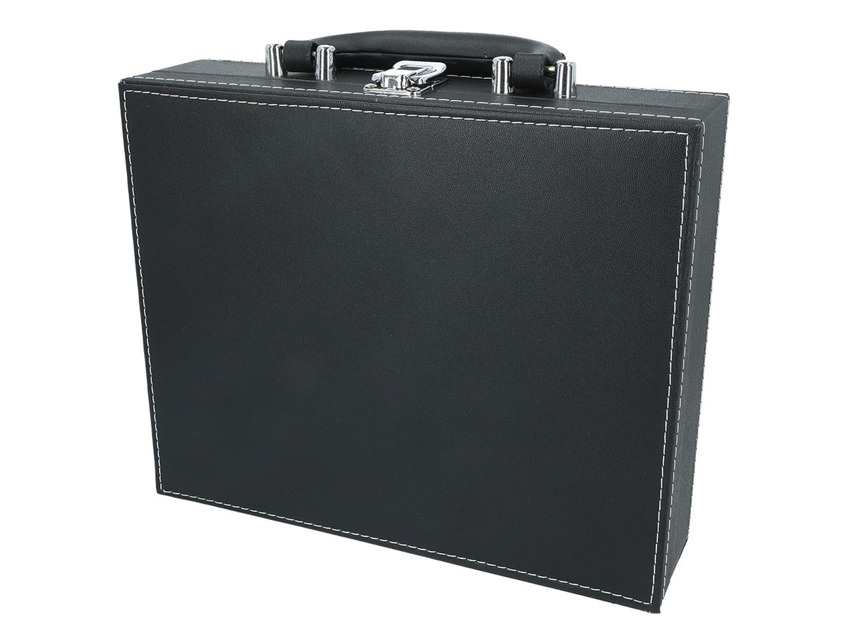 Set de accesorios para vino en un elegante maletín personalizable con grabado