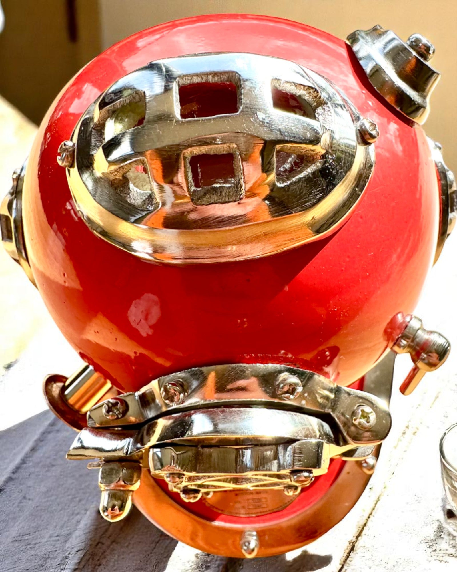 Casco del Descubridor de las Profundidades - Edición de Coleccionista con Opción de Grabado, 35 cm, regalo para bombero o buzo