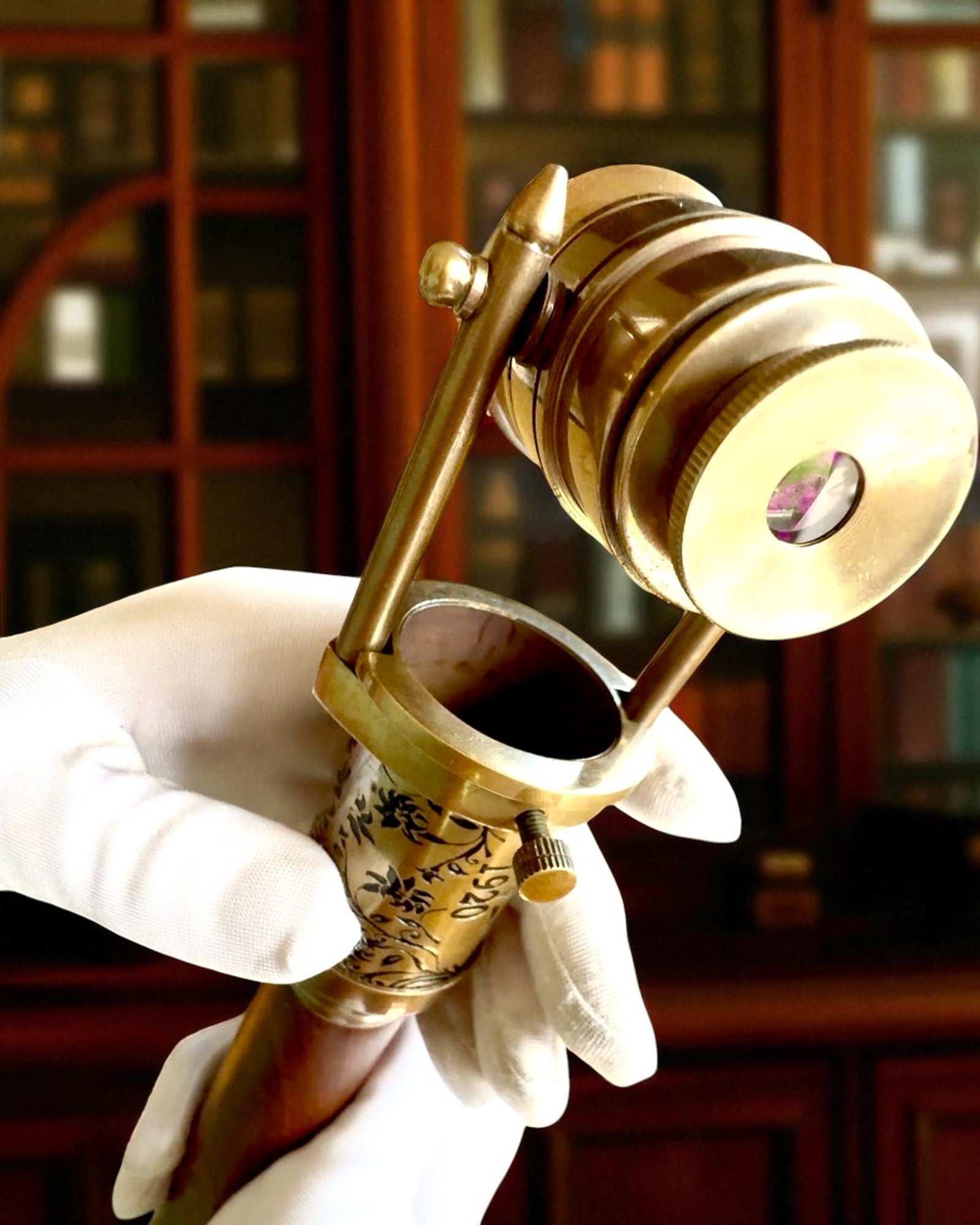 Bastón Navegador 2.0 con brújula y telescopio oculto, opción de personalización con grabado para regalo