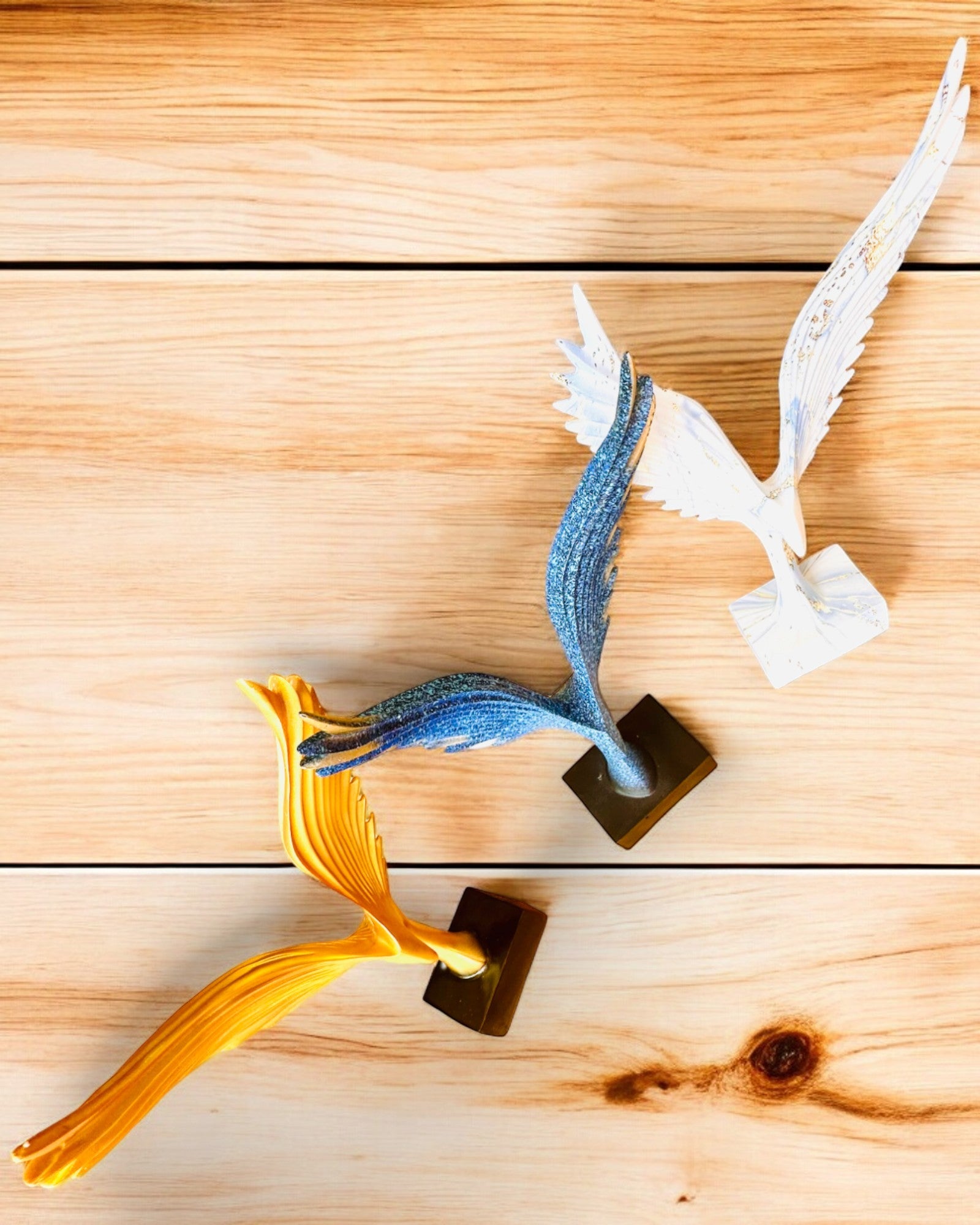 Figura Elegante de Alas de Ángel de 33 cm de altura – "Guardianes Alados", posibilidad de personalización con grabado para regalo, personalización, 3 variantes de color