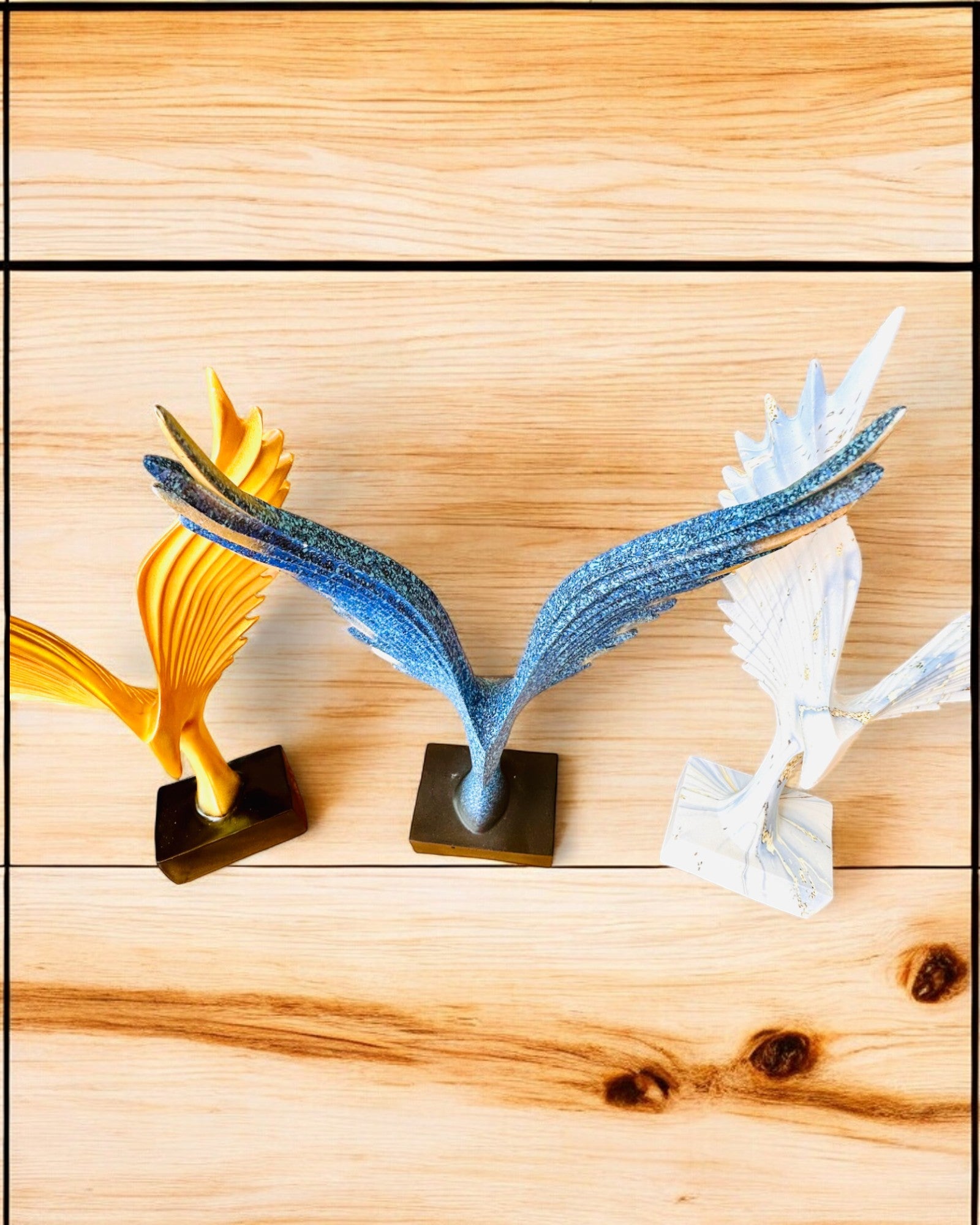 Figura Elegante de Alas de Ángel de 33 cm de altura – "Guardianes Alados", posibilidad de personalización con grabado para regalo, personalización, 3 variantes de color