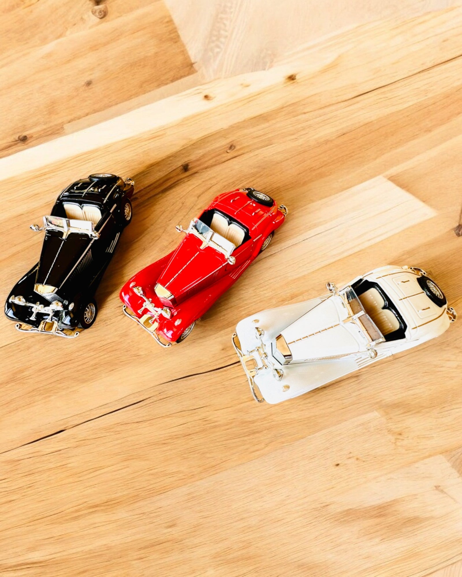 Modelo en miniatura de coches clásicos retro - posibilidad de personalización como regalo con grabado, 3 variantes a elegir
