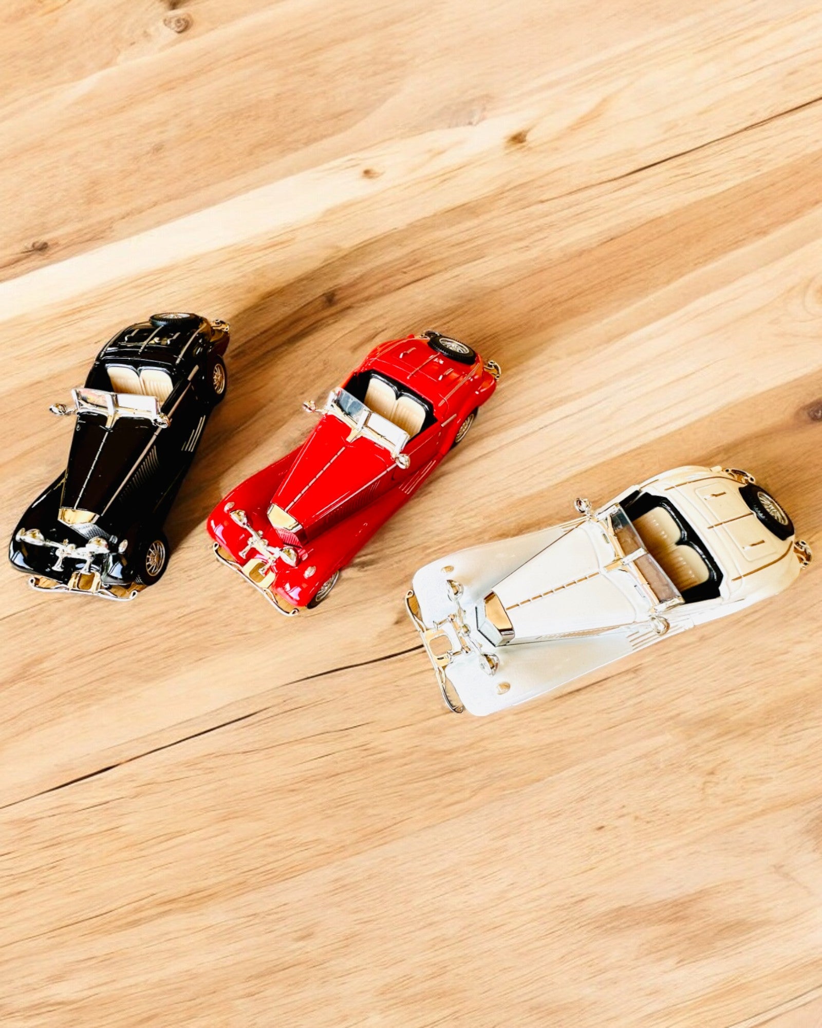 Modelo en miniatura de coches clásicos retro - posibilidad de personalización como regalo con grabado, 3 variantes a elegir
