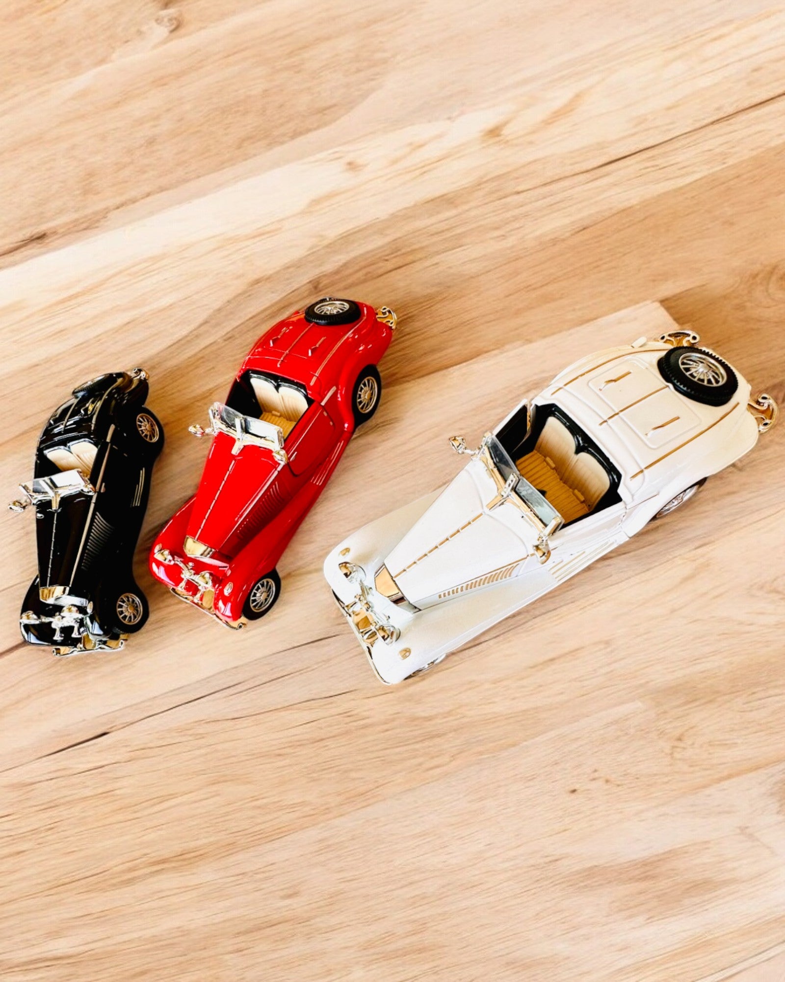 Modelo en miniatura de coches clásicos retro - posibilidad de personalización como regalo con grabado, 3 variantes a elegir