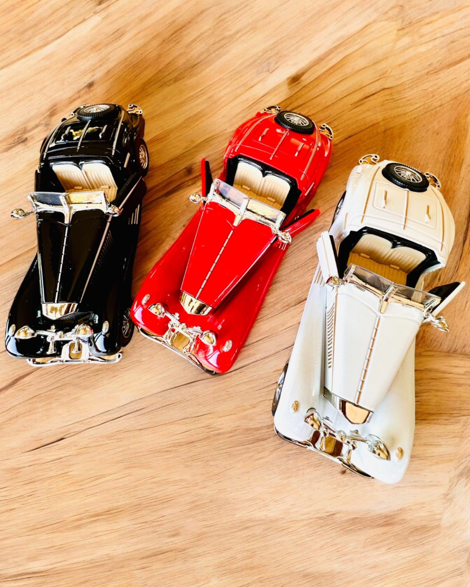 Modelo en miniatura de coches clásicos retro - posibilidad de personalización como regalo con grabado, 3 variantes a elegir