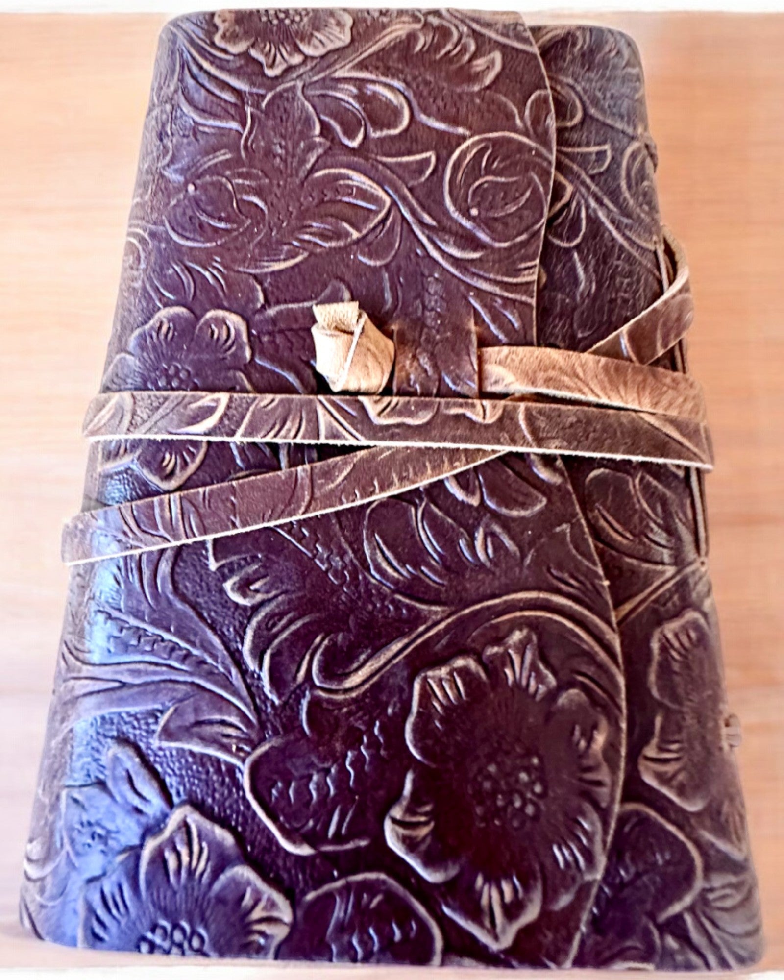 Notatnik Premium de Cuero "Elegancia Natural" - 200 páginas, 120g, cuaderno, bloc de dibujo, 2 colores a elegir, personalización con grabado