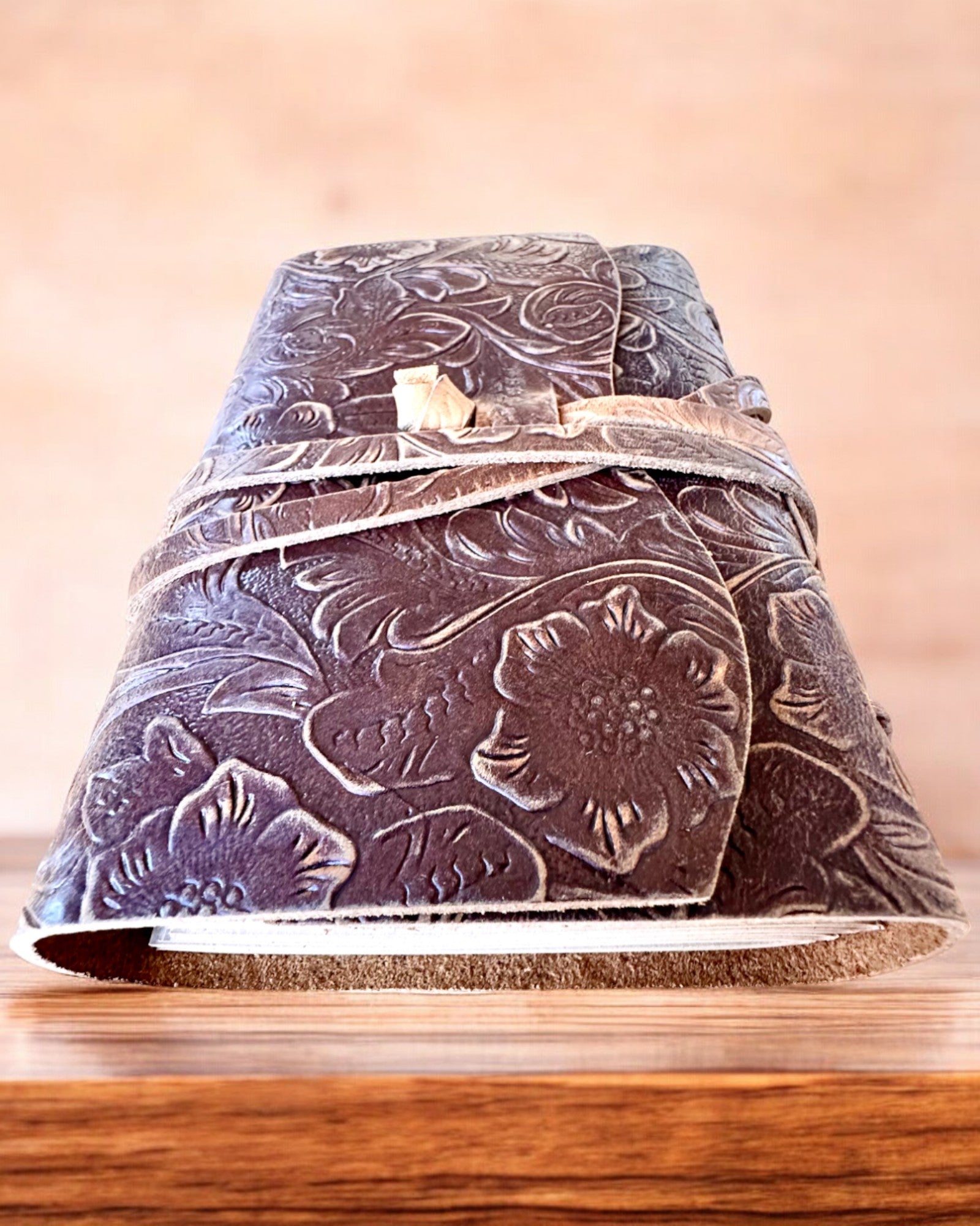 Notatnik Premium de Cuero "Elegancia Natural" - 200 páginas, 120g, cuaderno, bloc de dibujo, 2 colores a elegir, personalización con grabado