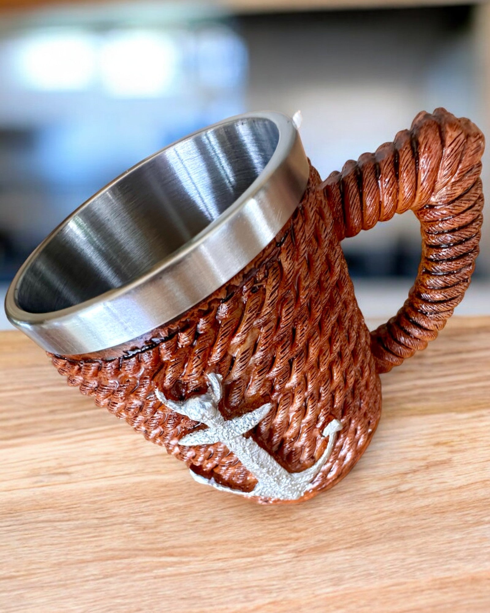 Kufel "Morski Skarb" de Acero Inoxidable, posibilidad de personalización con grabado para regalo