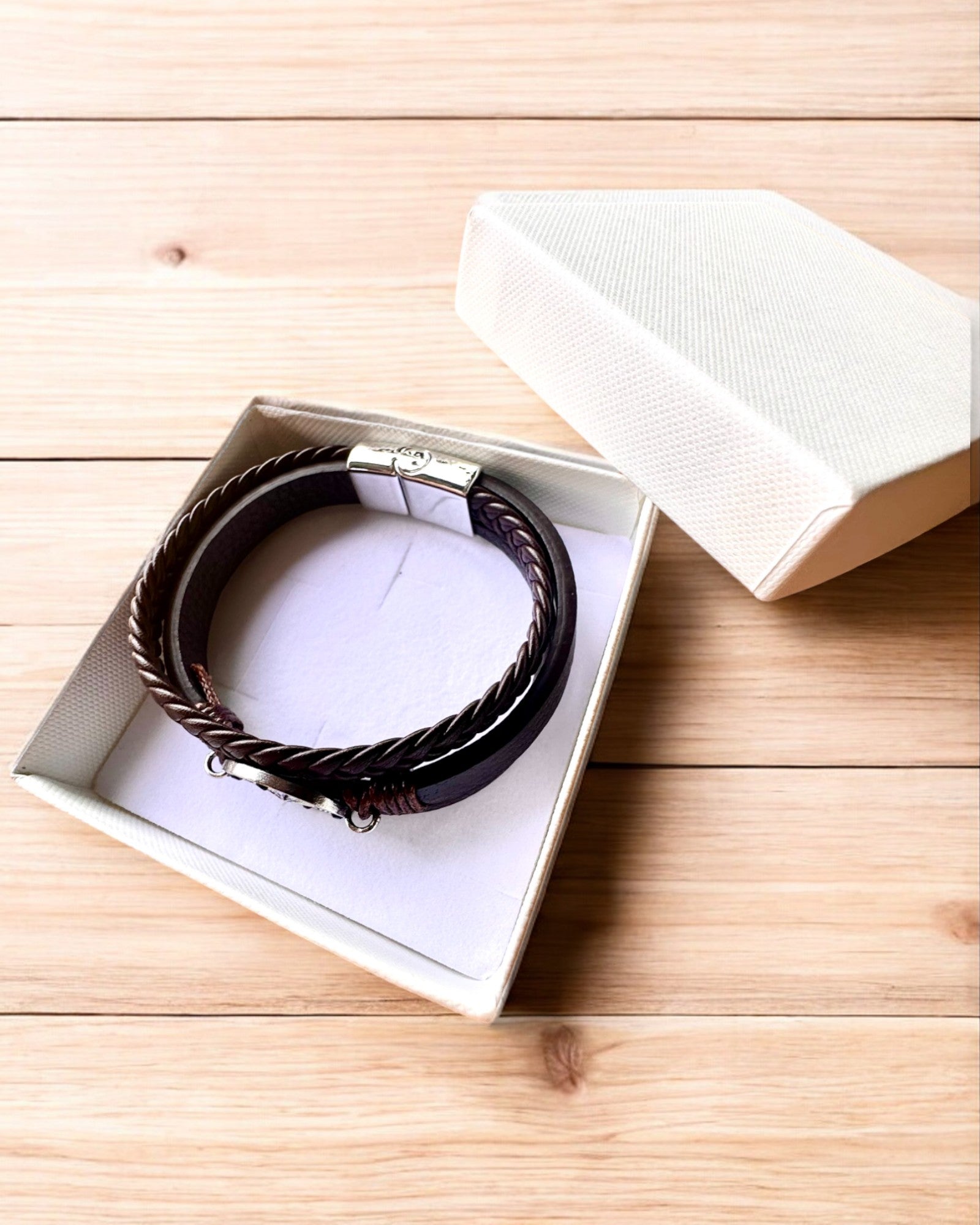 Pulsera "Compass Adventure" - posibilidad de personalización con grabado para regalo, 2 variantes de color a elegir