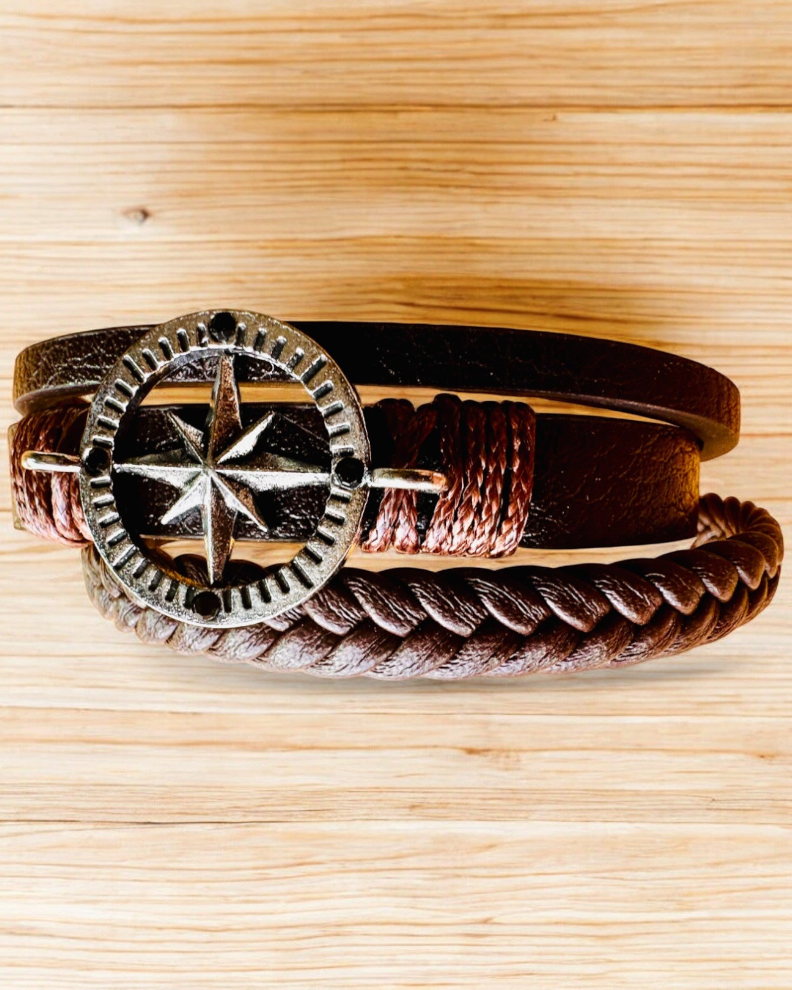 Pulsera "Compass Adventure" - posibilidad de personalización con grabado para regalo, 2 variantes de color a elegir