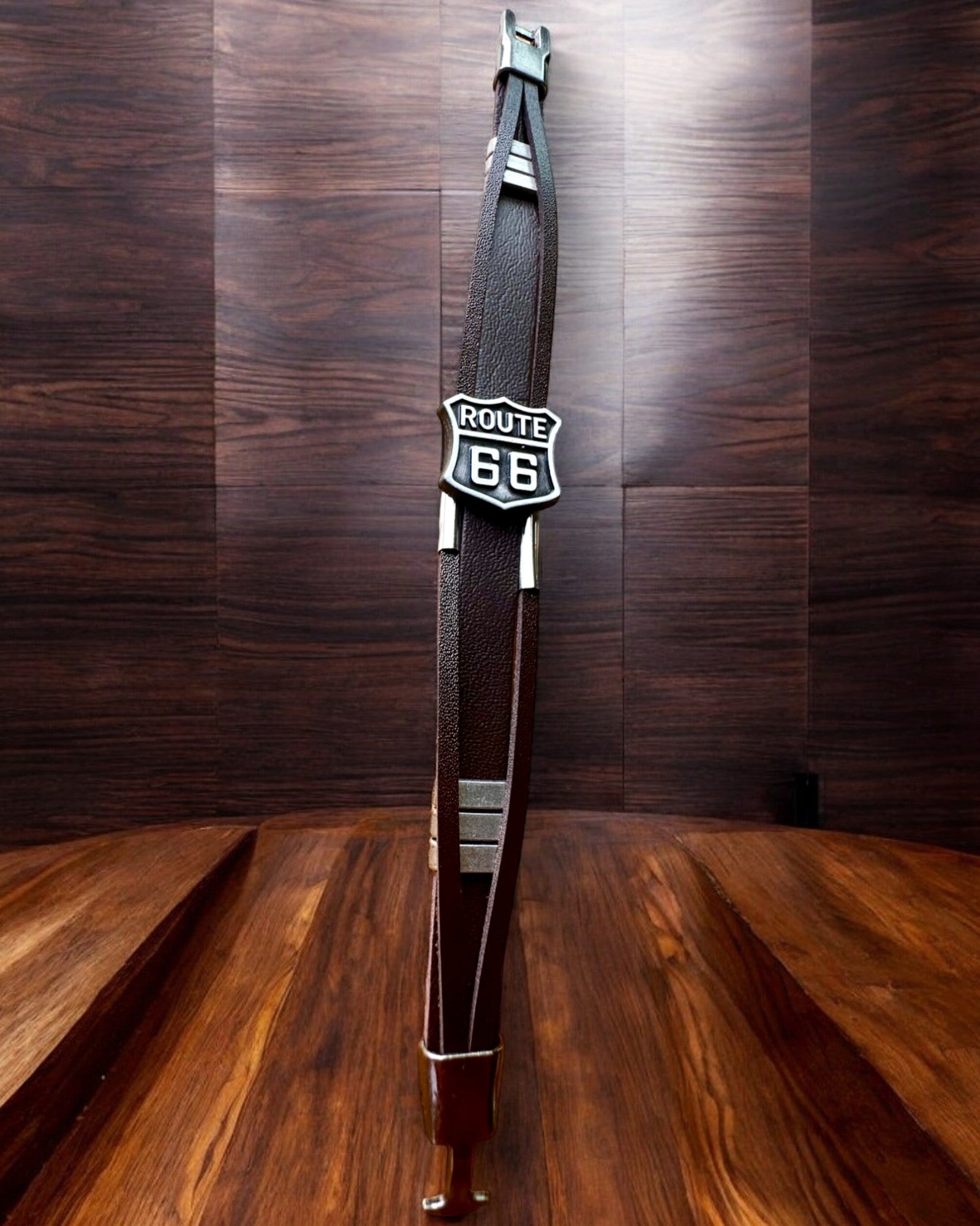 Pulsera del Viajero Ruta 66 - posibilidad de personalización con grabado