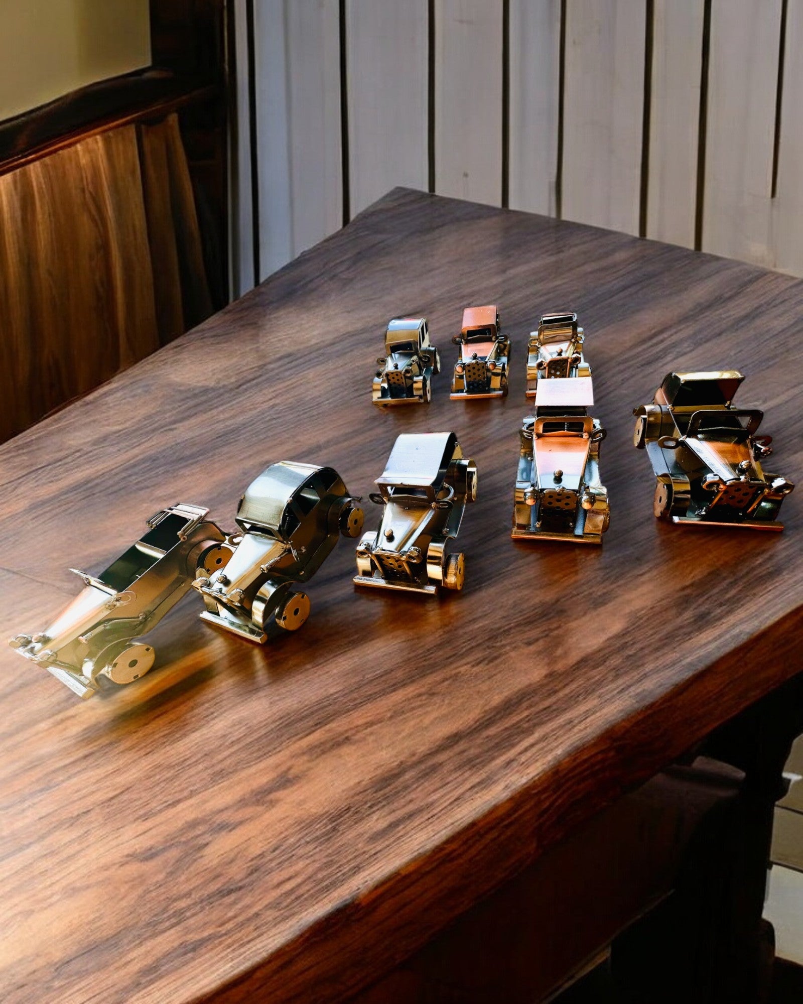 Coche clásico retro, automóvil, de hierro - Colección "Vintage Drive", modelo de coche, personalización con grabado para regalo