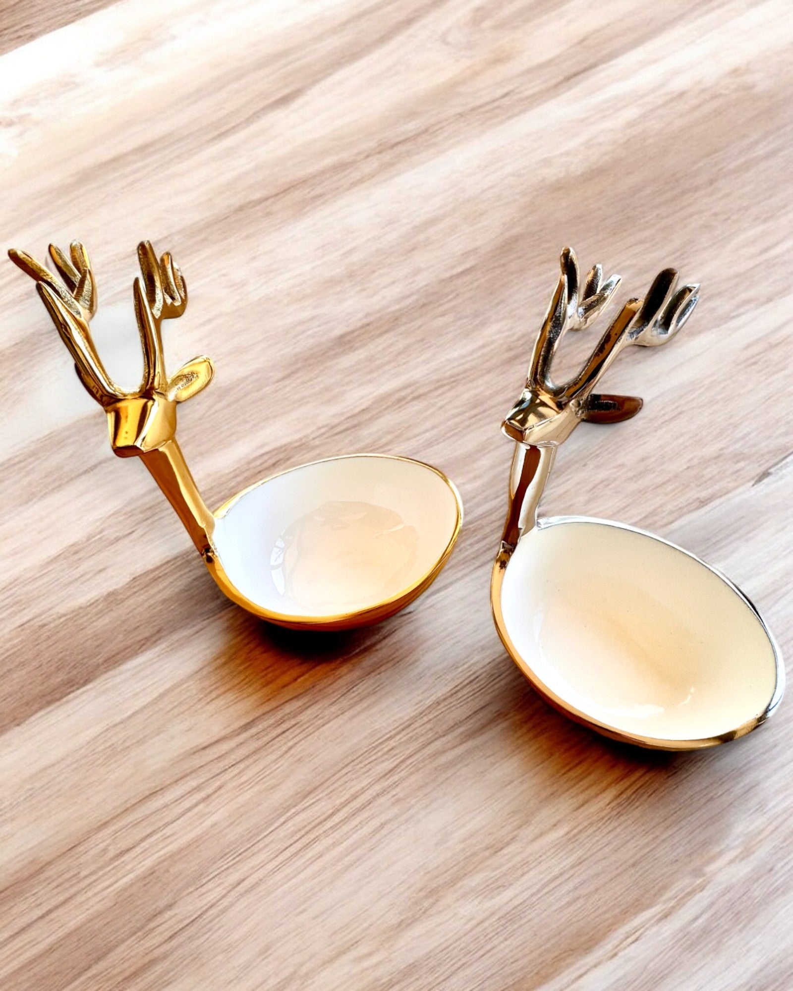 Elegante cuenco Belleza Cornuda – Artesanía de la India, personalización con grabado