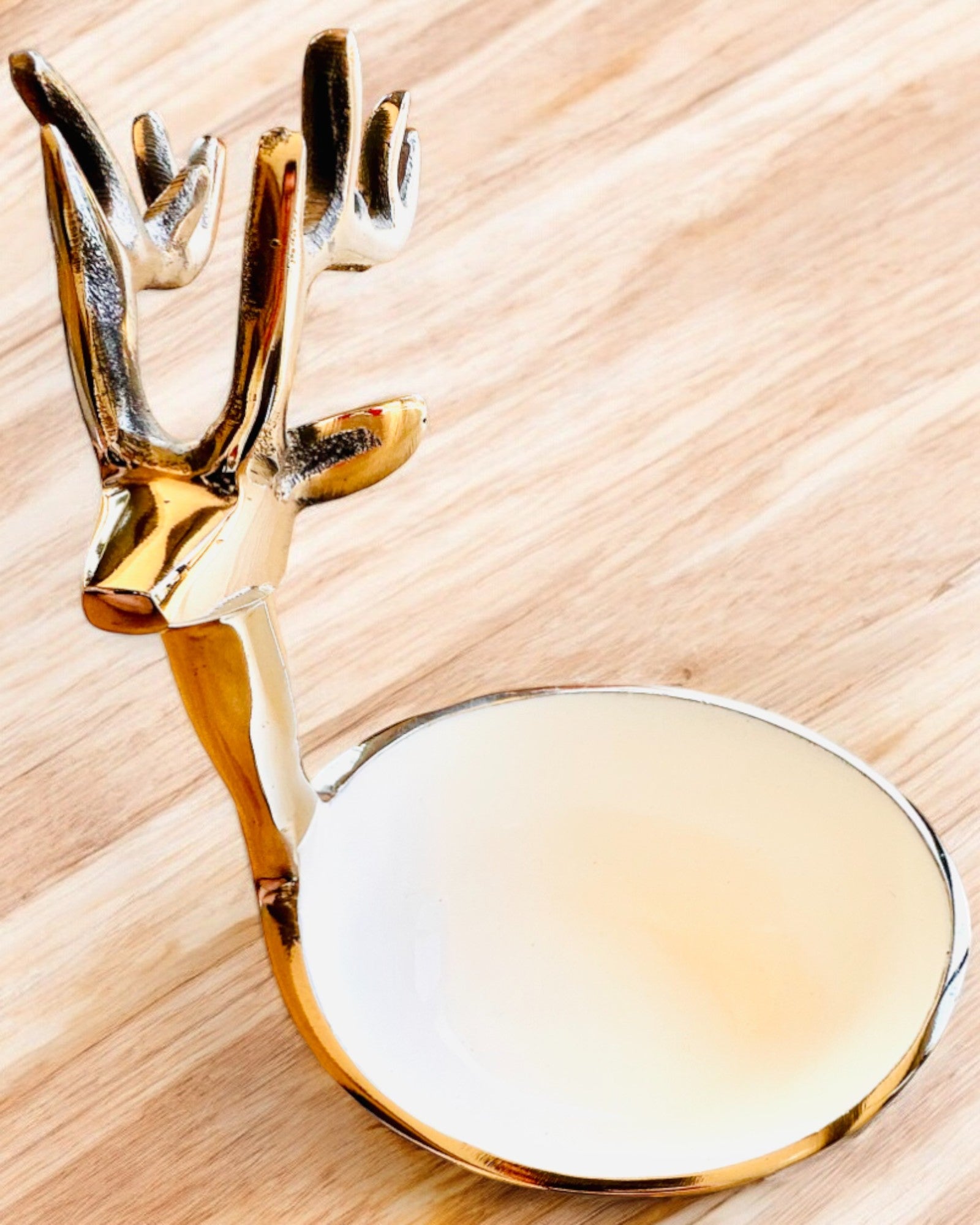 Elegante cuenco Belleza Cornuda – Artesanía de la India, personalización con grabado