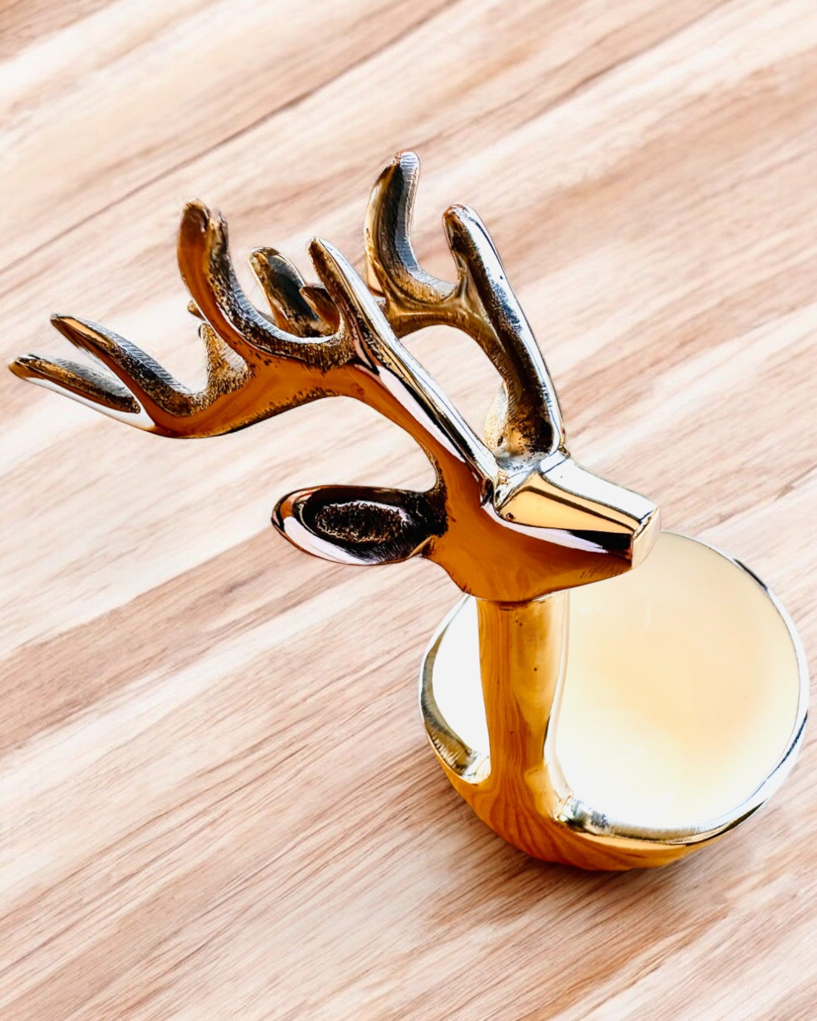 Elegante cuenco Belleza Cornuda – Artesanía de la India, personalización con grabado