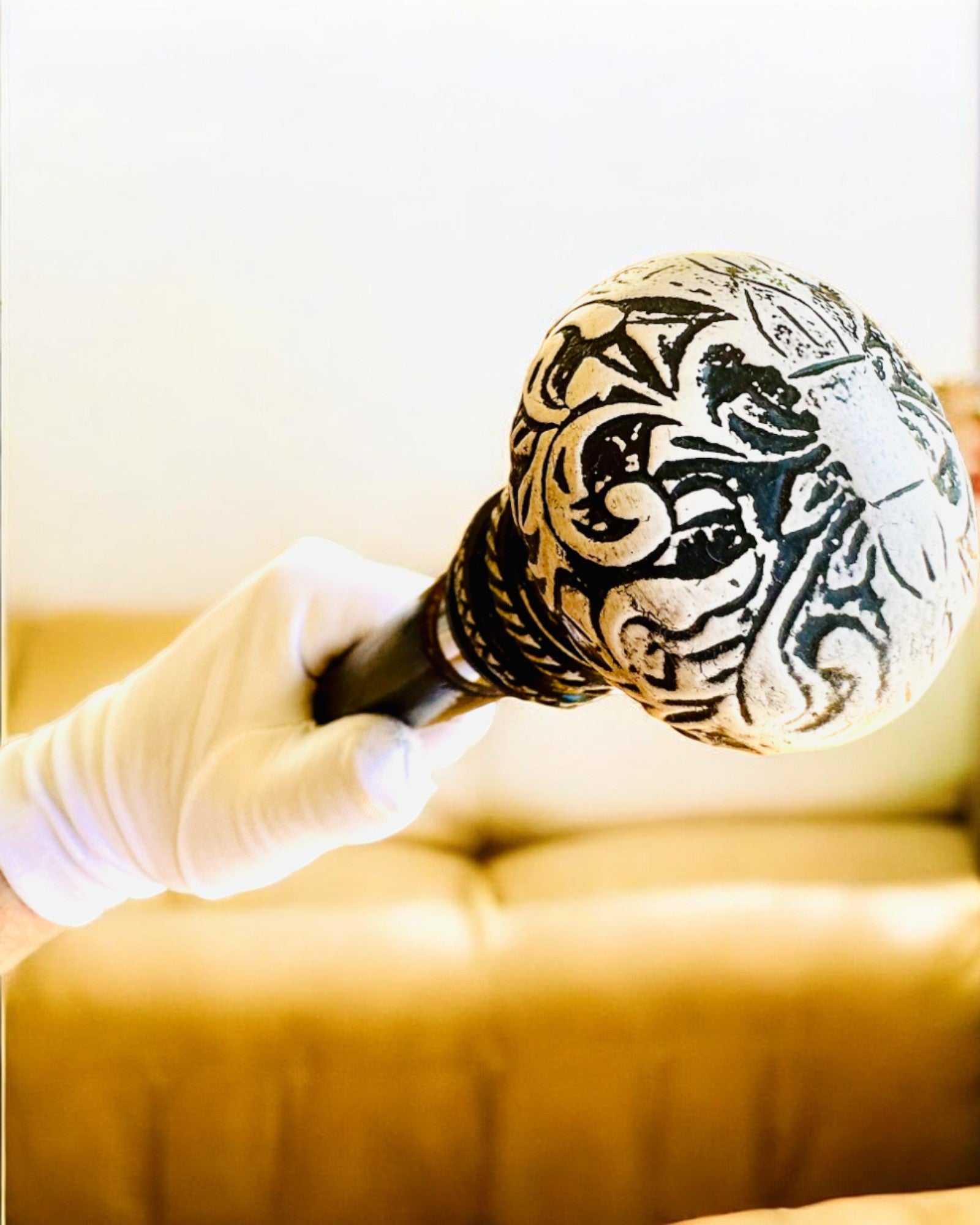 Bastón para caminar "Bastón Majestad" de madera hecho a mano, posibilidad de grabado, 2 variantes a elegir