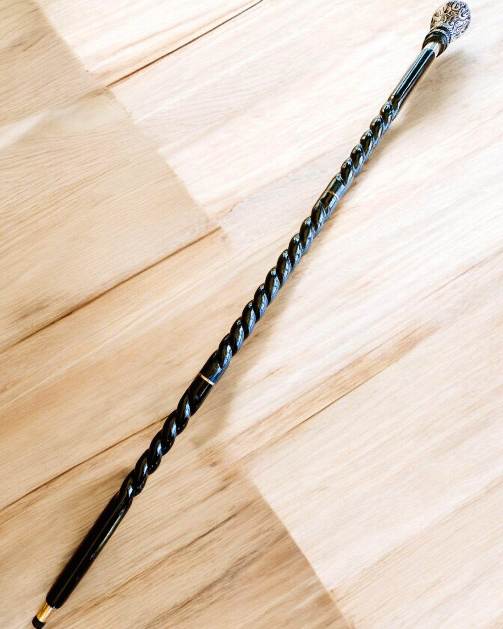 Bastón para caminar "Bastón Majestad" de madera hecho a mano, posibilidad de grabado, 2 variantes a elegir