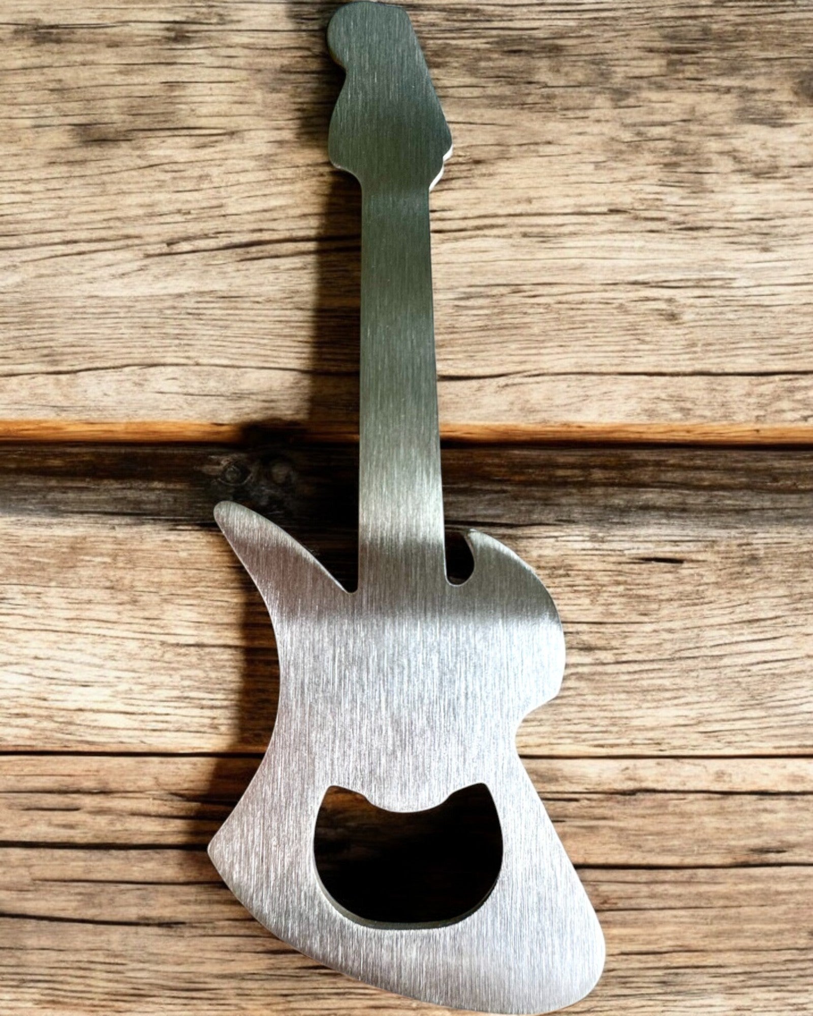 Abrebotellas Guitarra Rock'n'Open, 2 variantes, personalización con grabado para regalo