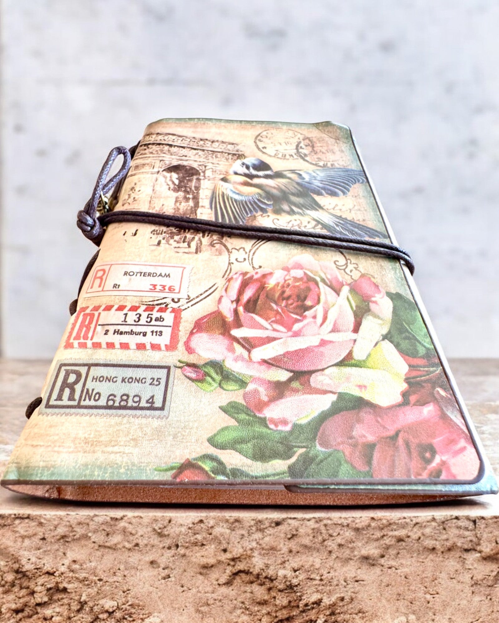 Notatnik Vintage Memoire con grabado personalizado - 3 diseños a elegir, cuaderno para regalo
