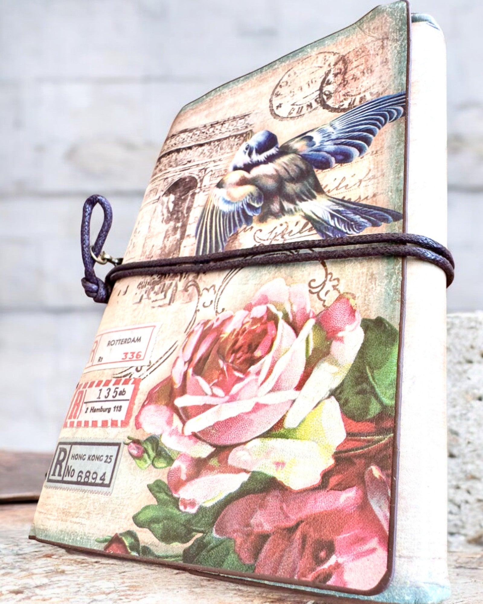 Notatnik Vintage Memoire con grabado personalizado - 3 diseños a elegir, cuaderno para regalo