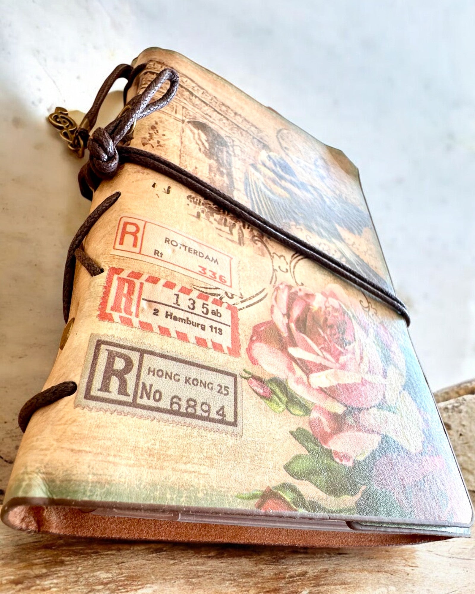 Notatnik Vintage Memoire con grabado personalizado - 3 diseños a elegir, cuaderno para regalo