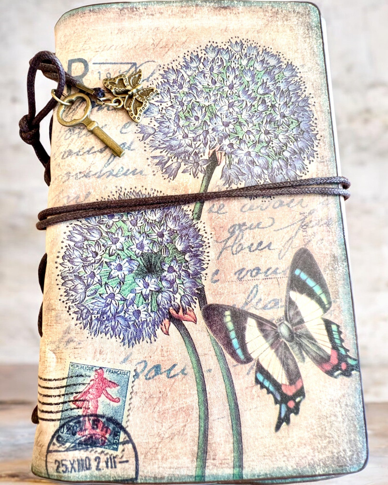 Notatnik Vintage Memoire con grabado personalizado - 3 diseños a elegir, cuaderno para regalo