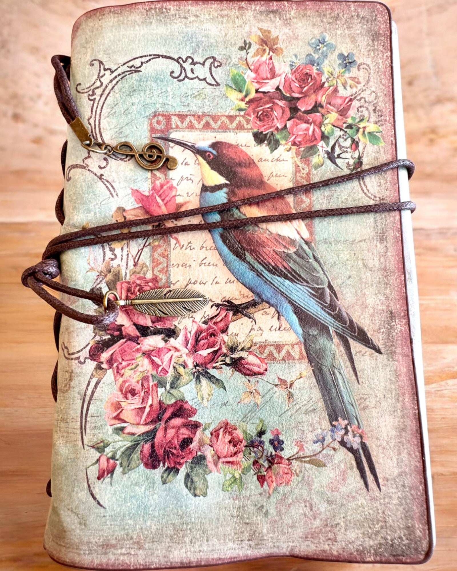 Notatnik Vintage Memoire con grabado personalizado - 3 diseños a elegir, cuaderno para regalo