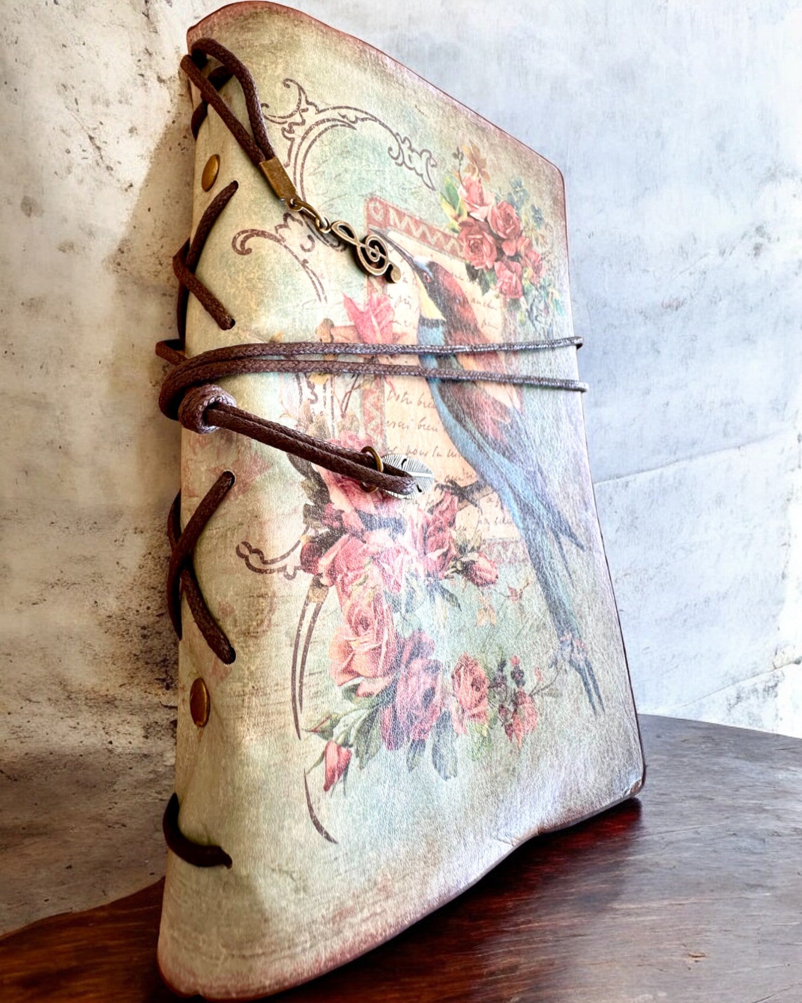 Notatnik Vintage Memoire con grabado personalizado - 3 diseños a elegir, cuaderno para regalo