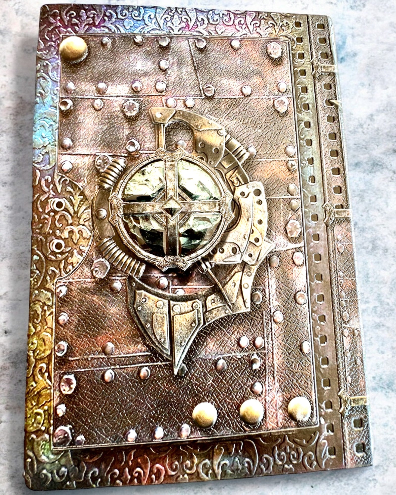 Crónica del Guerrero Cuaderno con Motivo de Caballero, cuaderno con posibilidad de personalizar con grabado para regalo