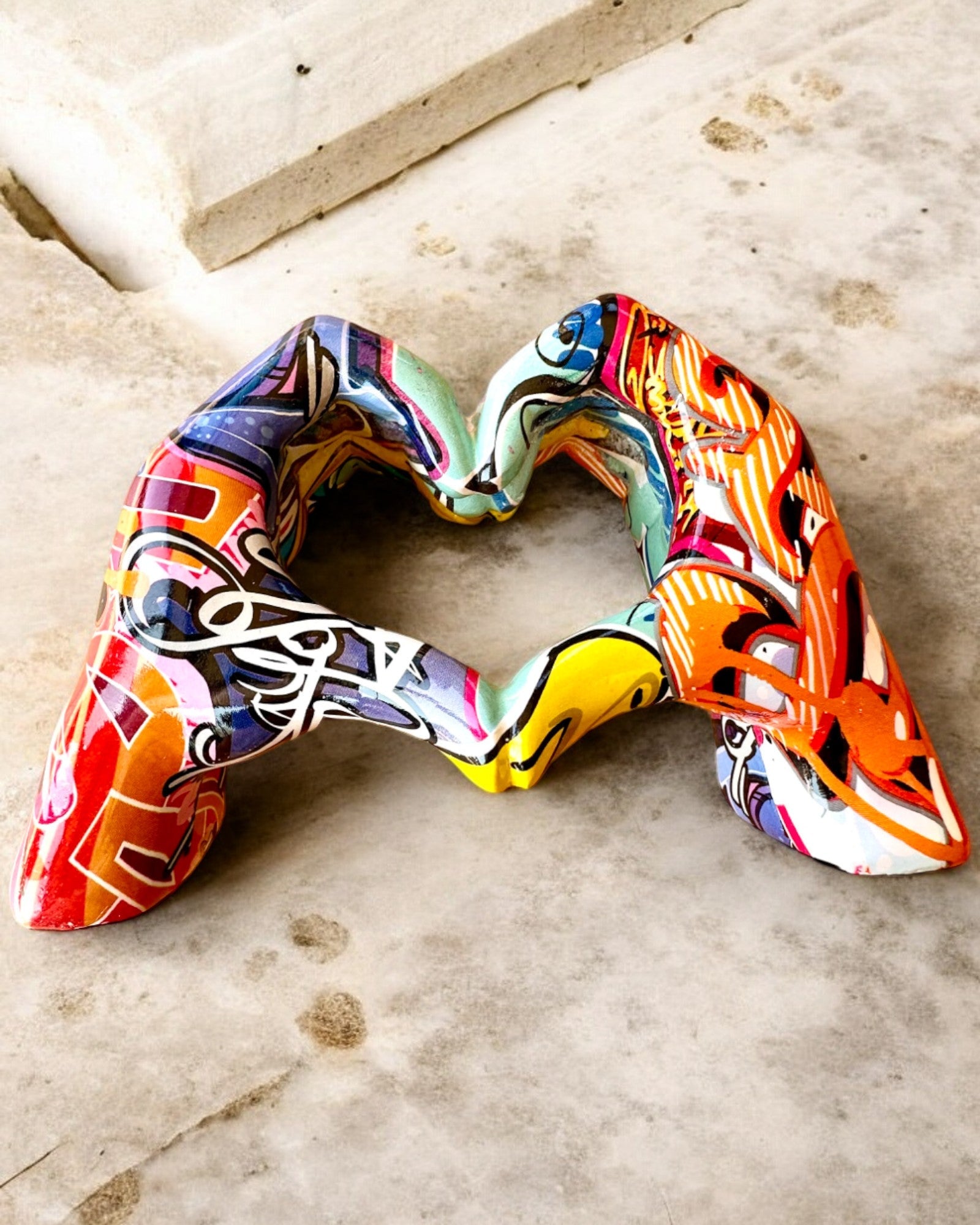 Figura decorativa Colorido Soporte Decorativo ArtBrace - posibilidad de personalización con grabado, para regalo