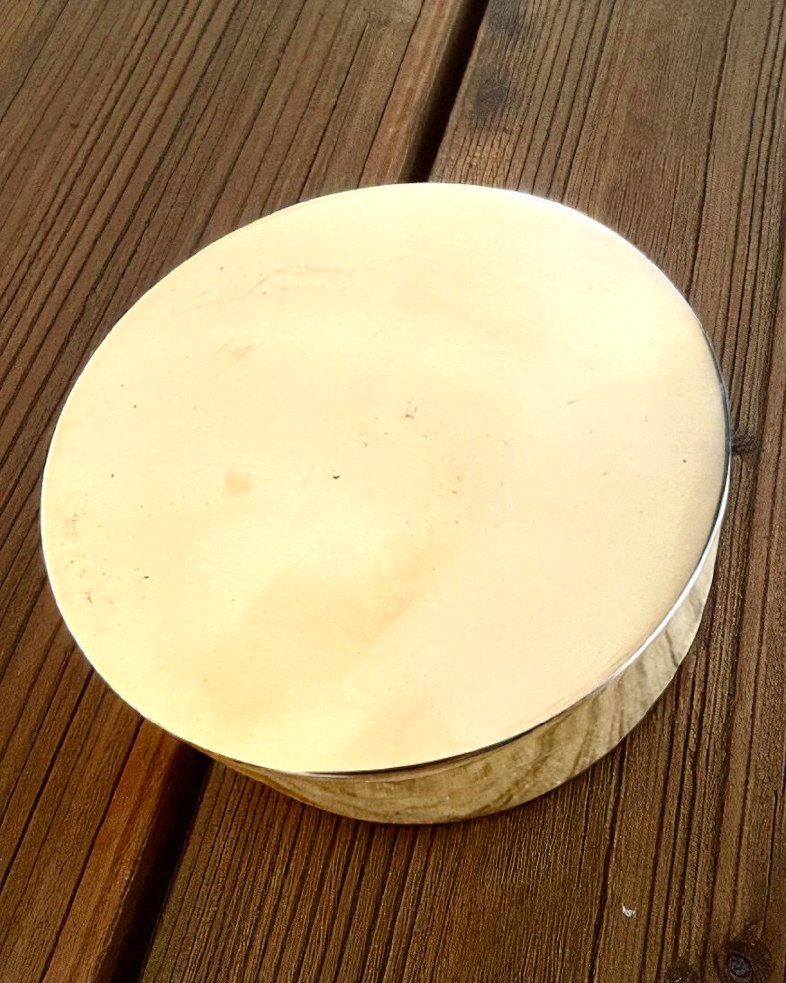 Kompas Solar Voyager 7cm – reloj solar de latón con brújula, personalización con grabado para regalo