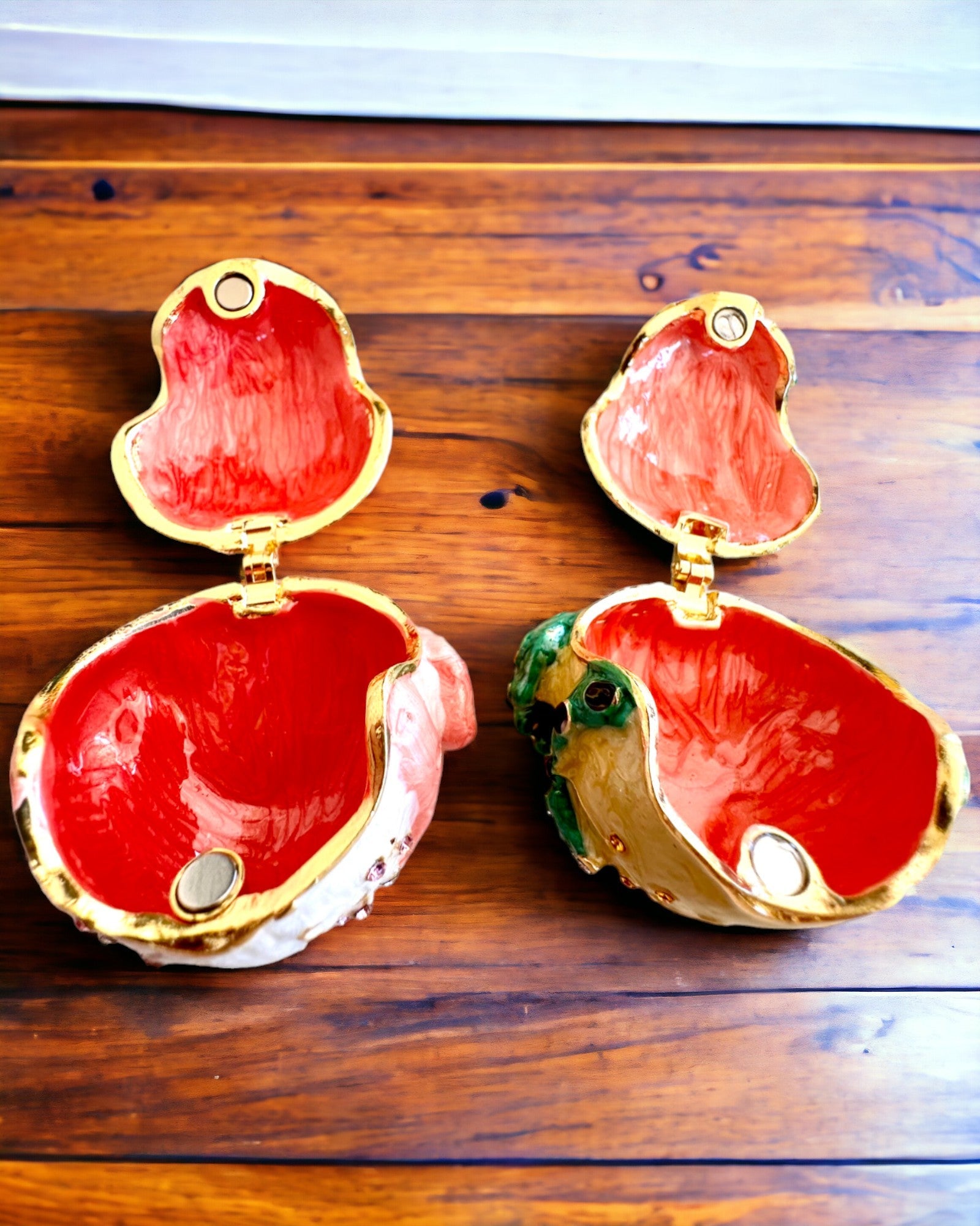 Elegante caja decorativa "Żabi Skarb" para regalo personalización, con opción de grabado