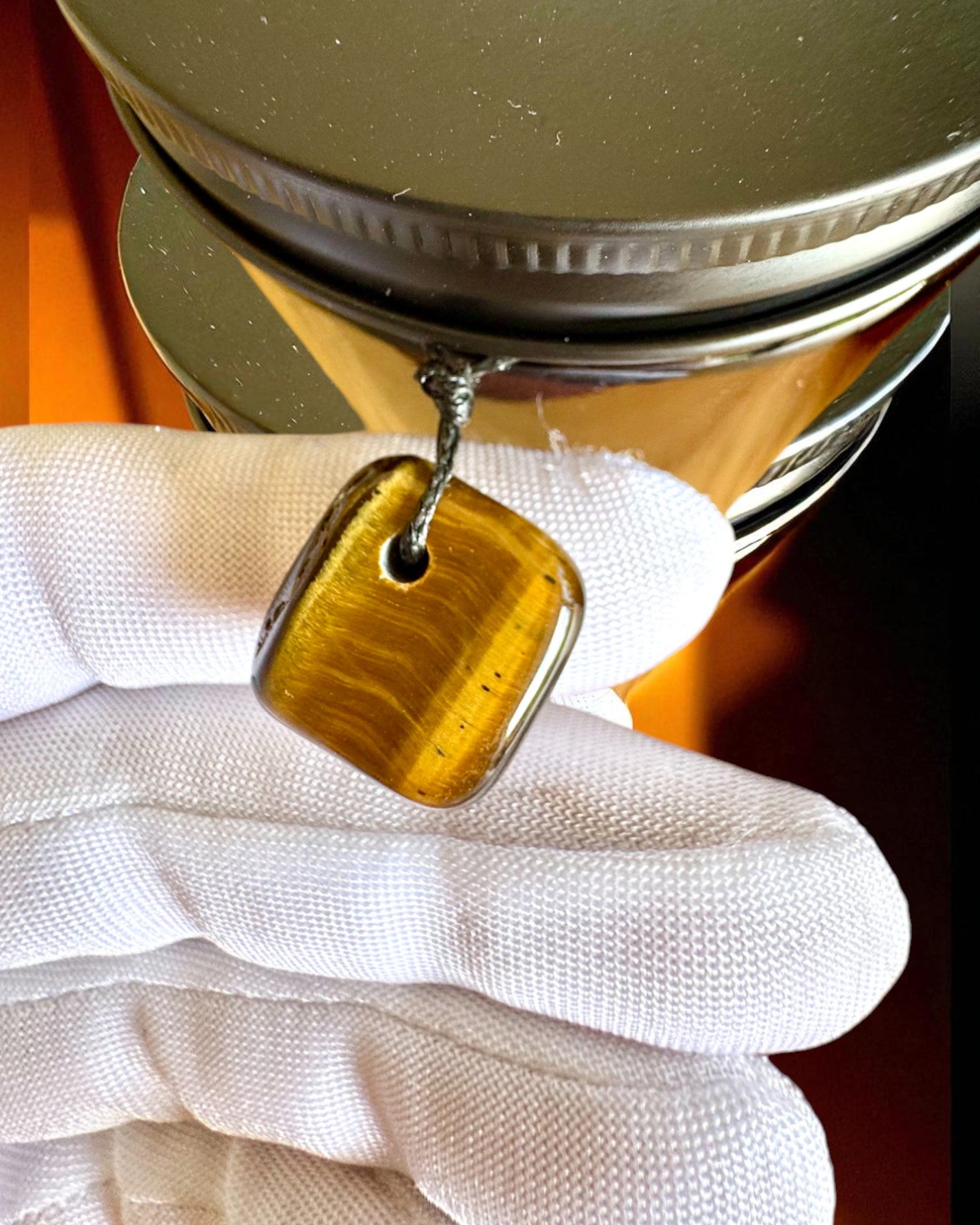 Vela intencional Poder del Tigre – Confianza en uno mismo y prosperidad, 250 ml, posibilidad de personalización de la tapa para regalo