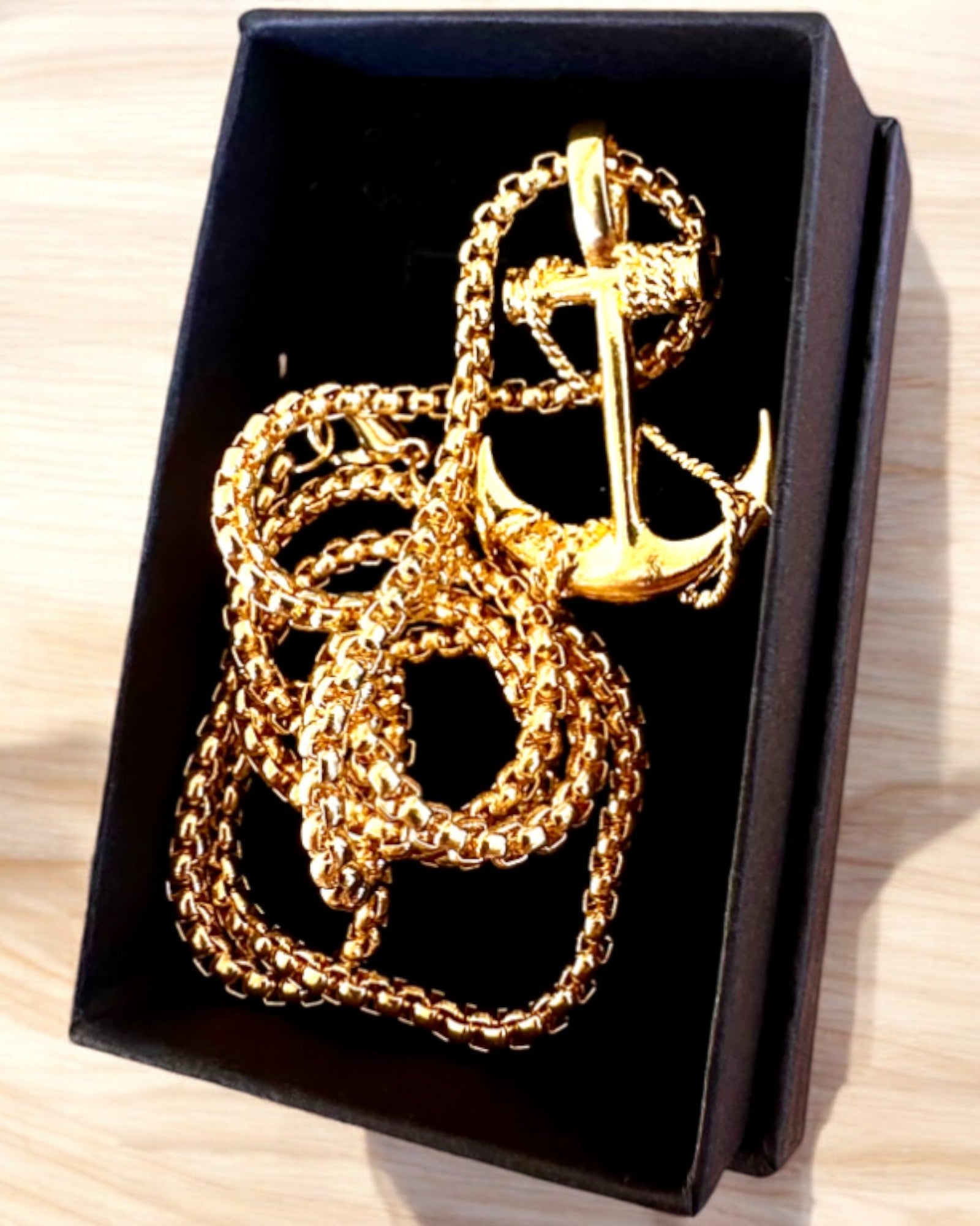 Ancla de Determinación, Amuleto Marino, collar, posibilidad de personalización con grabado para regalo, 3 variantes a elegir