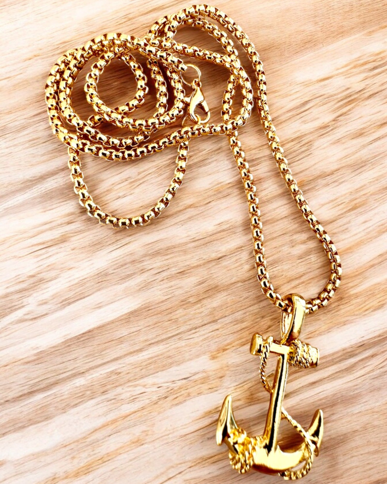 Ancla de Determinación, Amuleto Marino, collar, posibilidad de personalización con grabado para regalo, 3 variantes a elegir