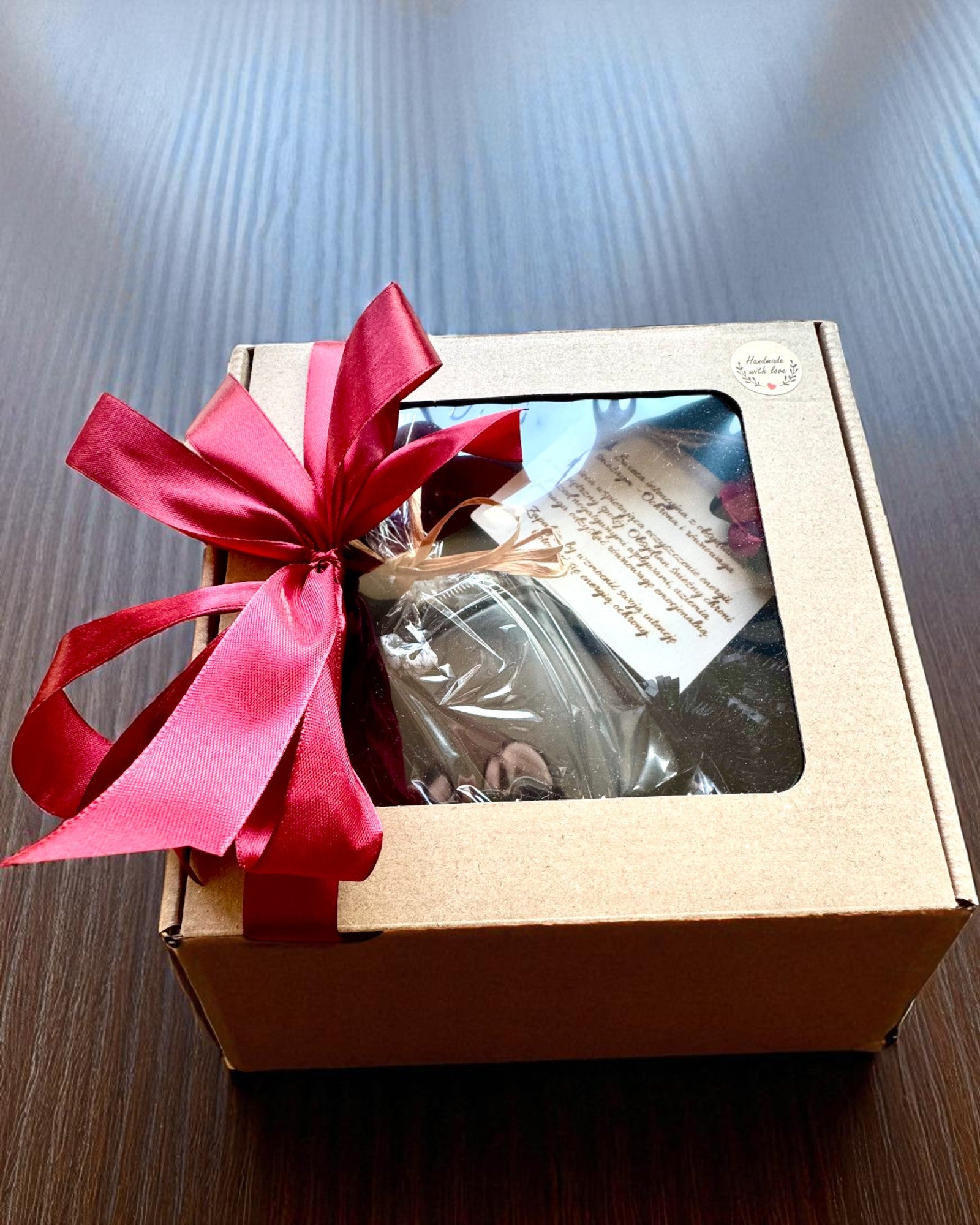 Vela de soja intencional Obsidiana – confianza en uno mismo y fuerza interior, 250 ml, posibilidad de personalización para regalo