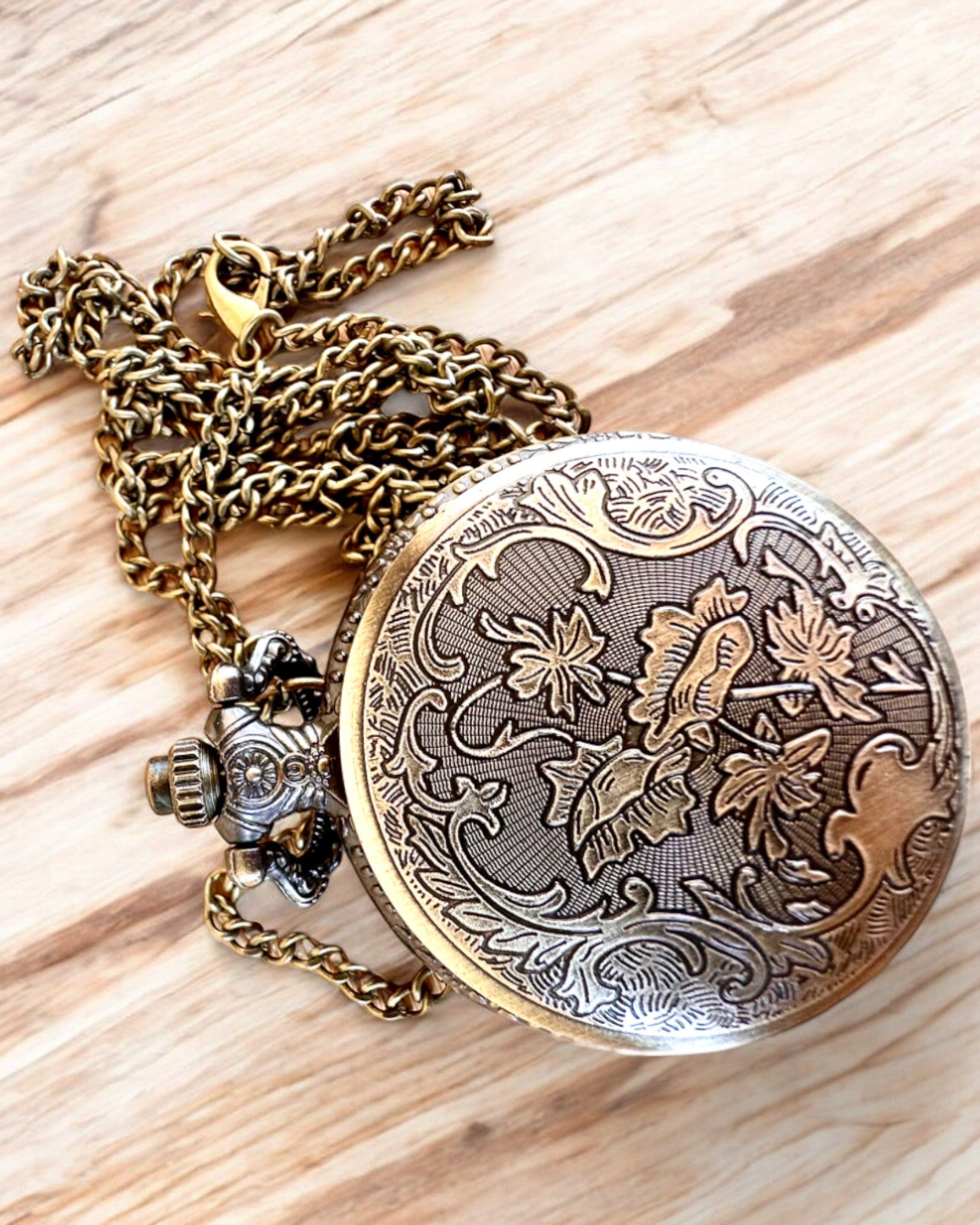 Reloj de Bolsillo "Vintage Charm" personalización con grabado para regalo