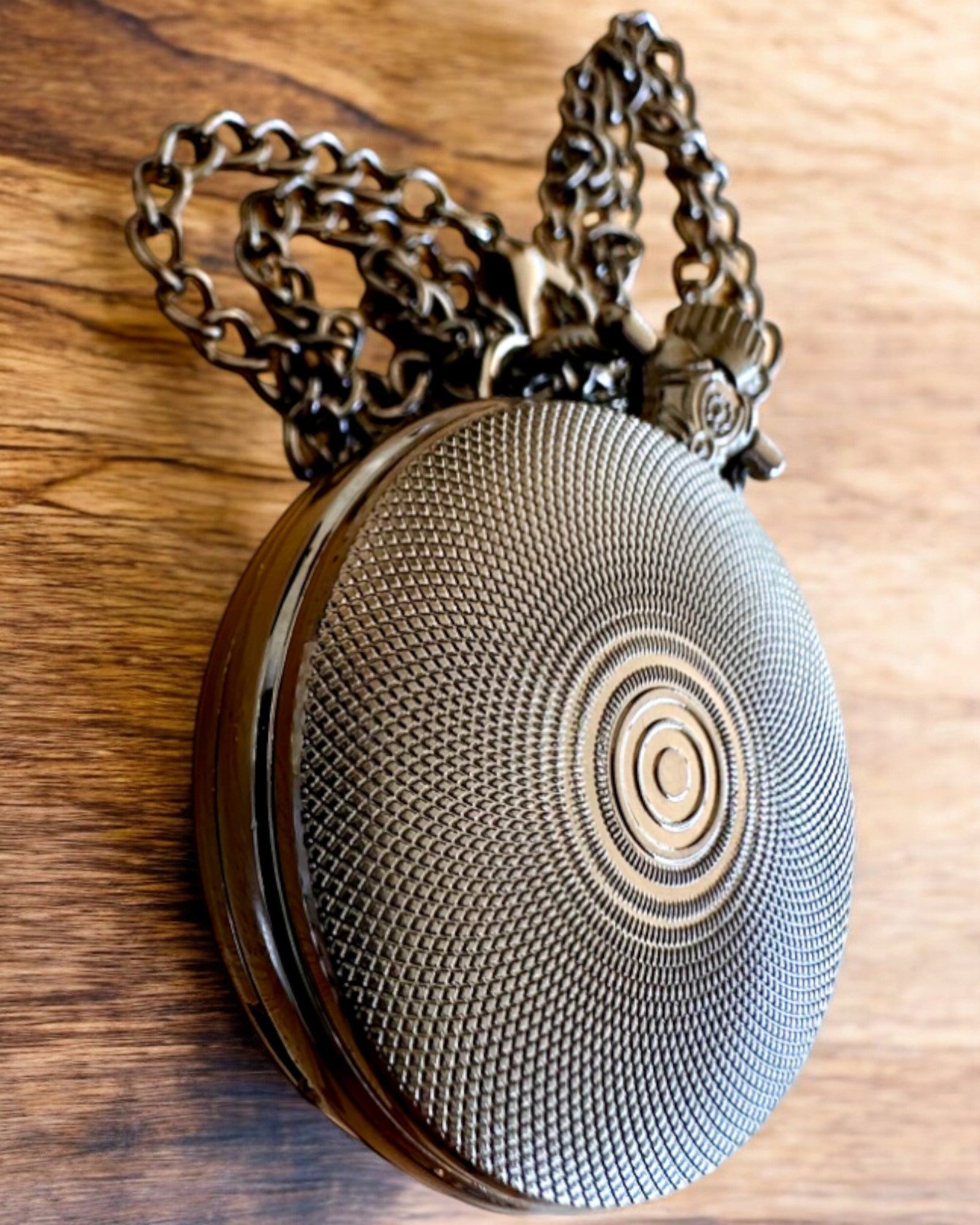 Reloj de bolsillo "Róża Mroku" - acero inoxidable, con opción de grabado para regalo