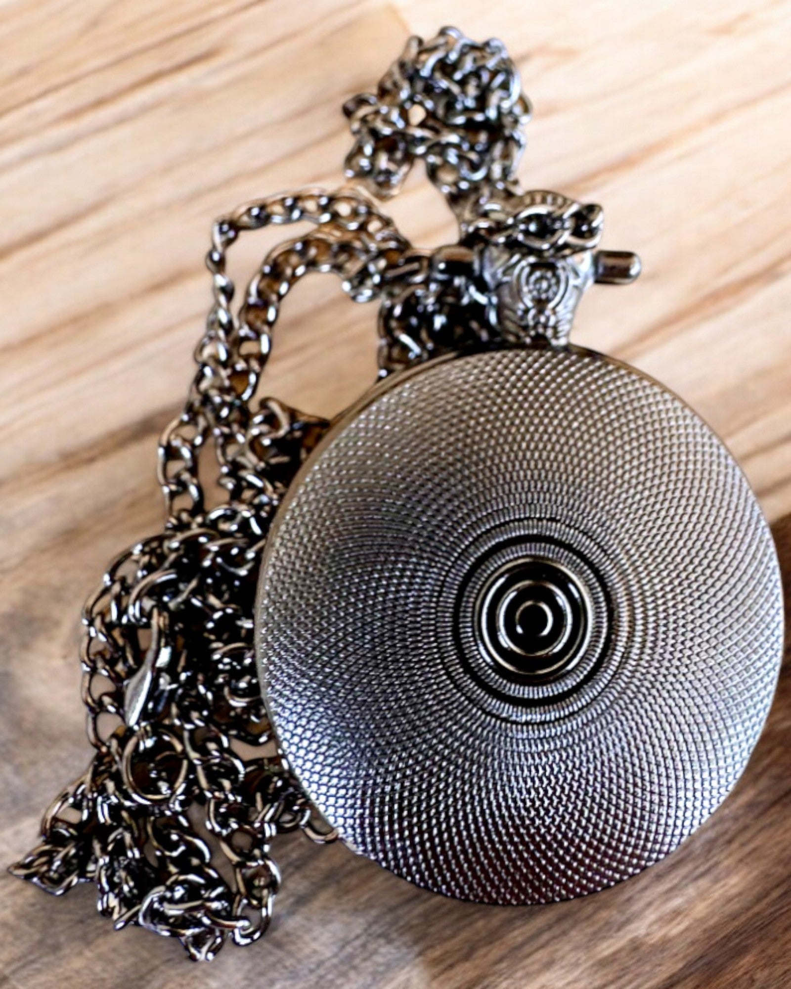 Reloj de Bolsillo Rosa de la Noche, posibilidad de personalizar con grabado para regalo