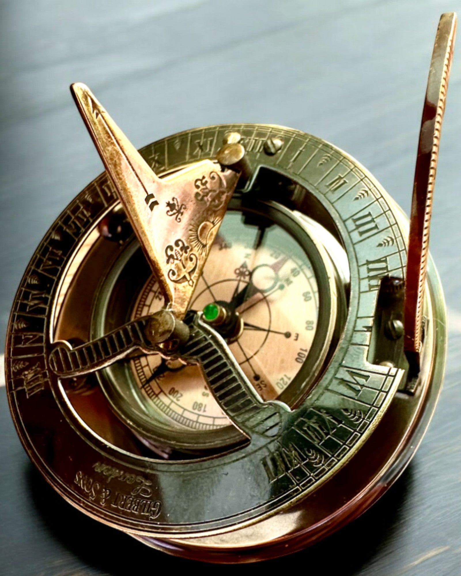 Brújula Capitán "Odkrywca 2" - posibilidad de personalización con grabado para regalo, 2 variantes de color a elegir