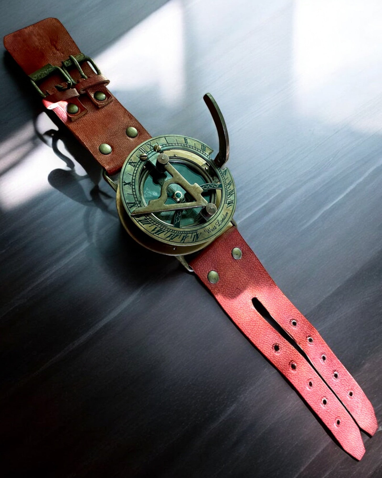 Reloj de Sol "Antyczny Kompas", reloj de pulsera con brújula, posibilidad de personalización con grabado