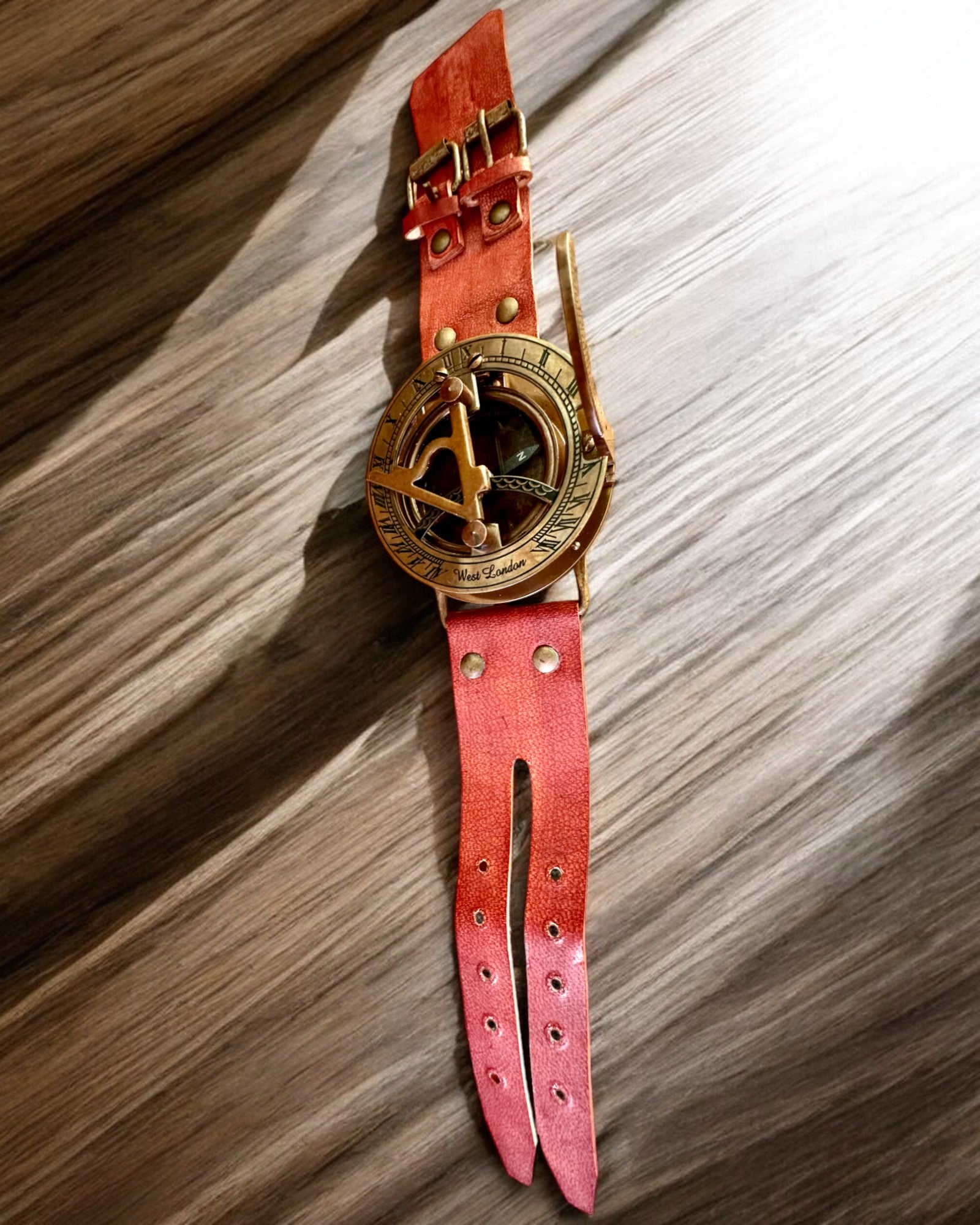 Reloj de Sol "Antyczny Kompas", reloj de pulsera con brújula, posibilidad de personalización con grabado