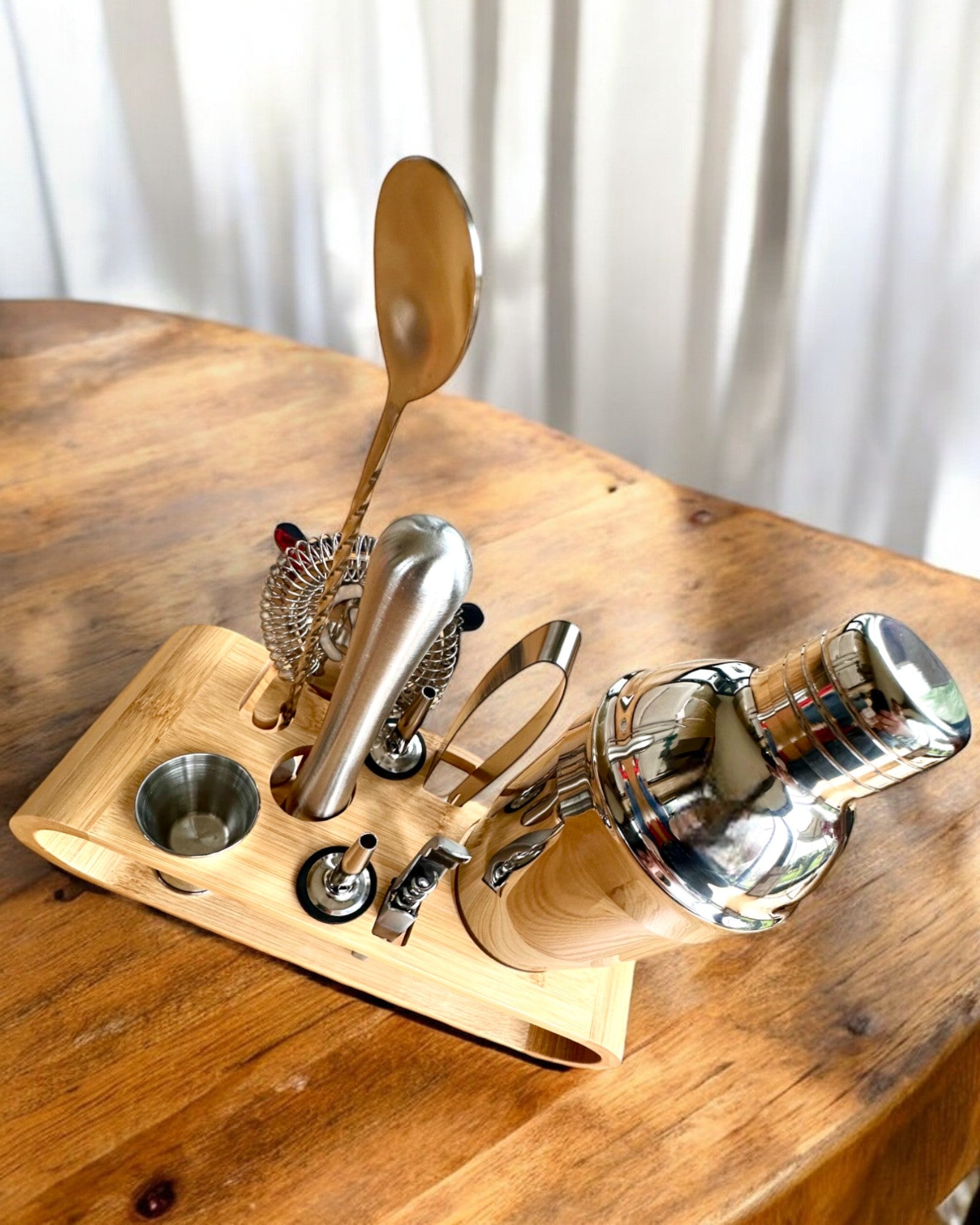 Set de coctelería "MixMaster Pro", posibilidad de personalización con grabado para regalo