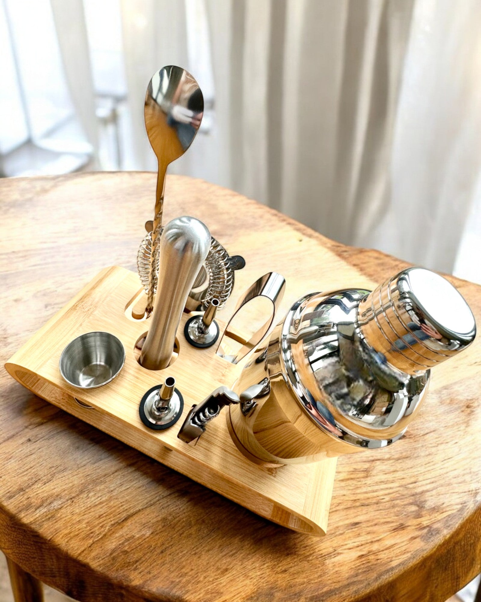 Set de coctelería "MixMaster Pro", posibilidad de personalización con grabado para regalo