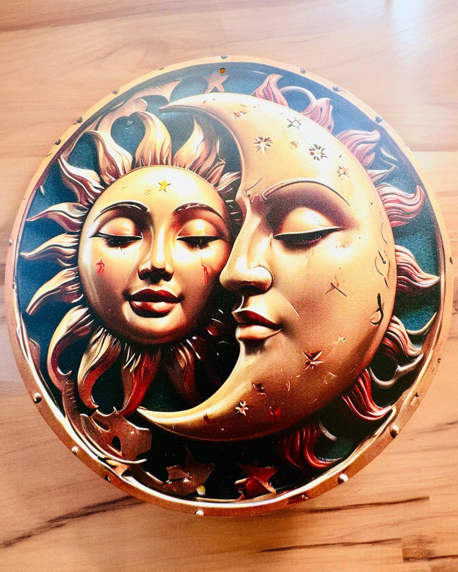 Colgante "Círculos Mágicos de la Naturaleza" - posibilidad de personalización con grabado. 3 variantes para elegir