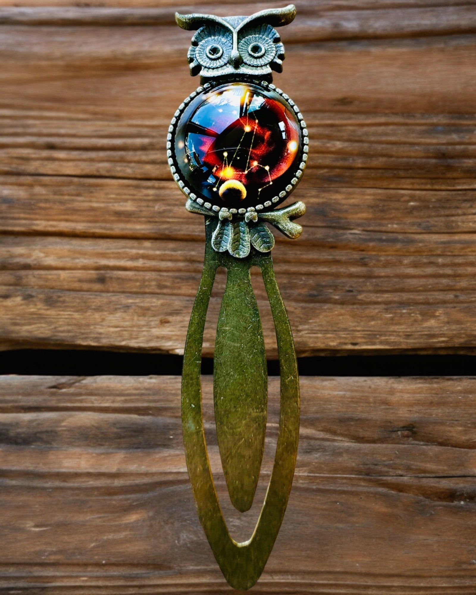 Marcador de libro "Sowa z Konstelacjami" - 12 variantes para elegir, personalización con grabado