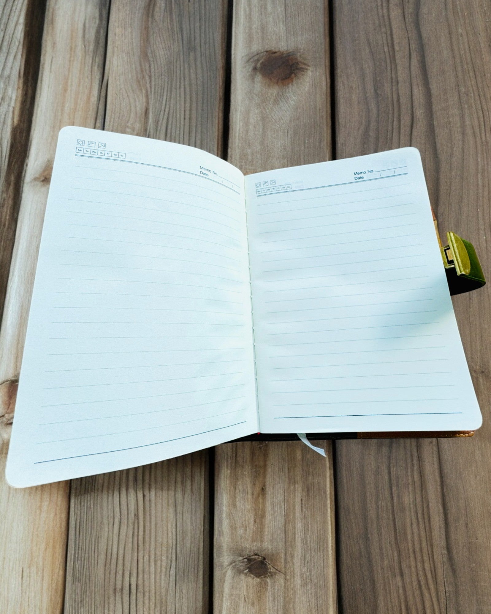 Exclusivo Cuaderno de Cuero "Sekretnik" A5 con Cerradura de Combinación - personalización con grabado