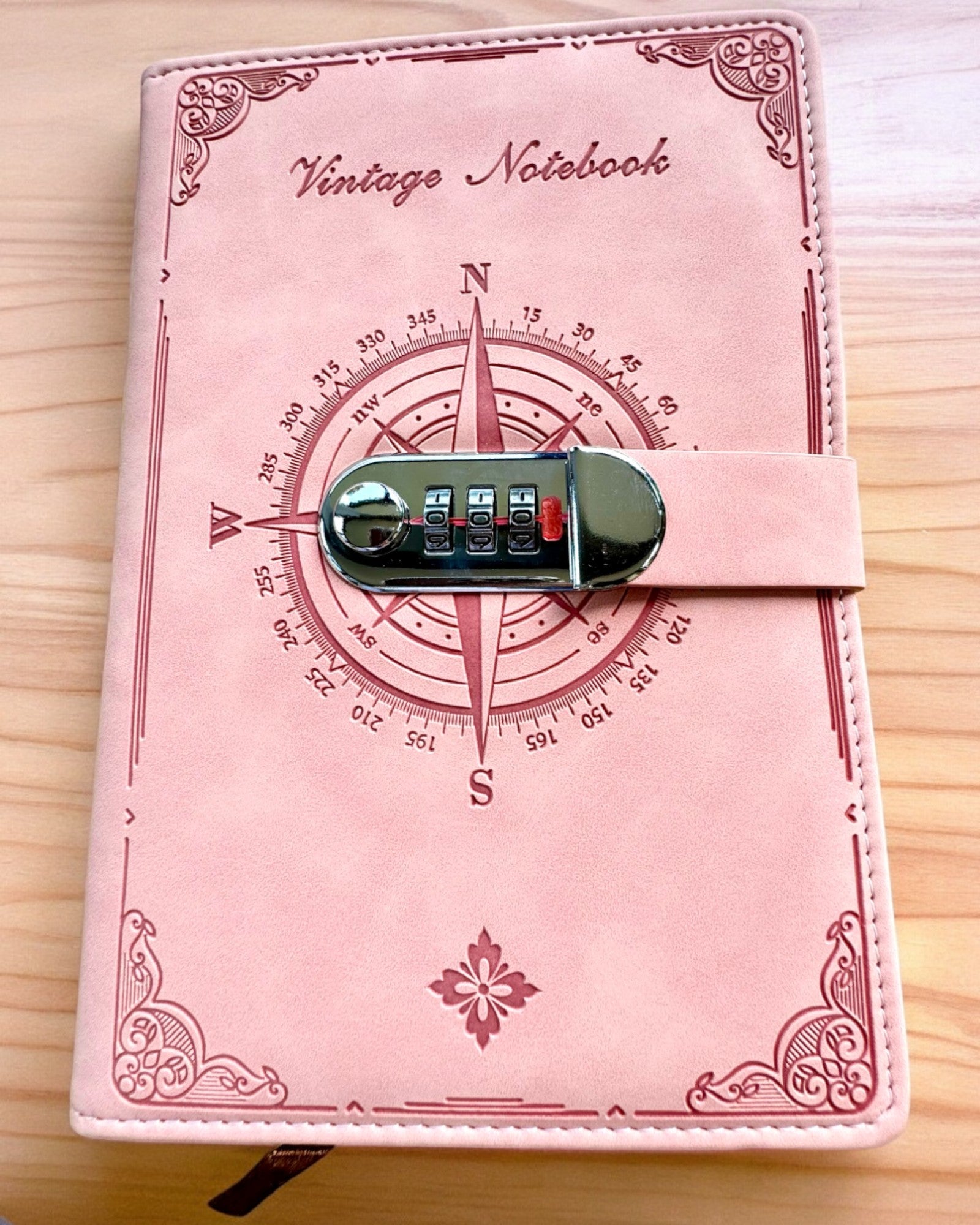Cuaderno Secreto A5 Vintage con bloqueo de código - Elige Tu Estilo, personalización con grabado para regalo