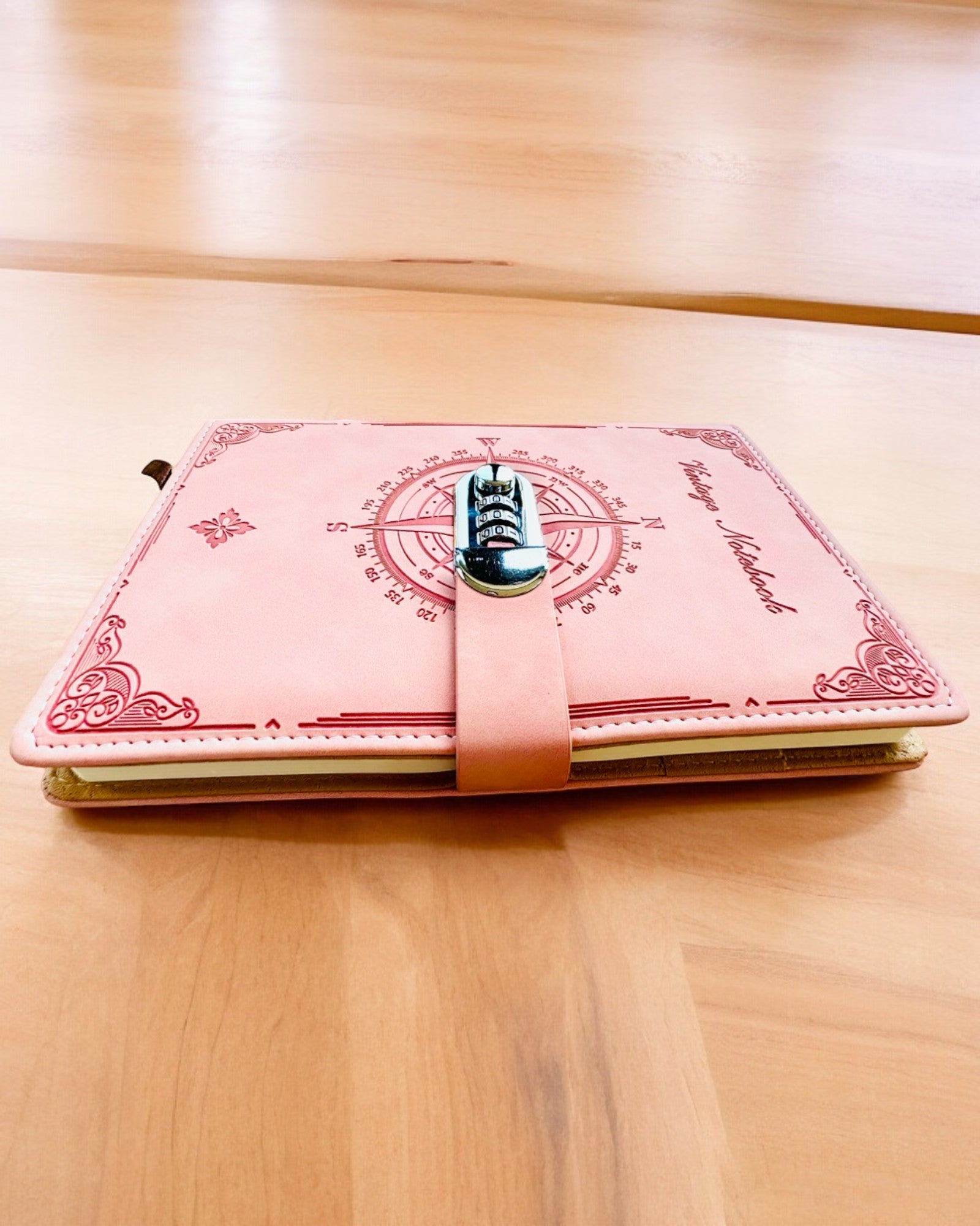 Cuaderno Secreto A5 Vintage con bloqueo de código - Elige Tu Estilo, personalización con grabado para regalo