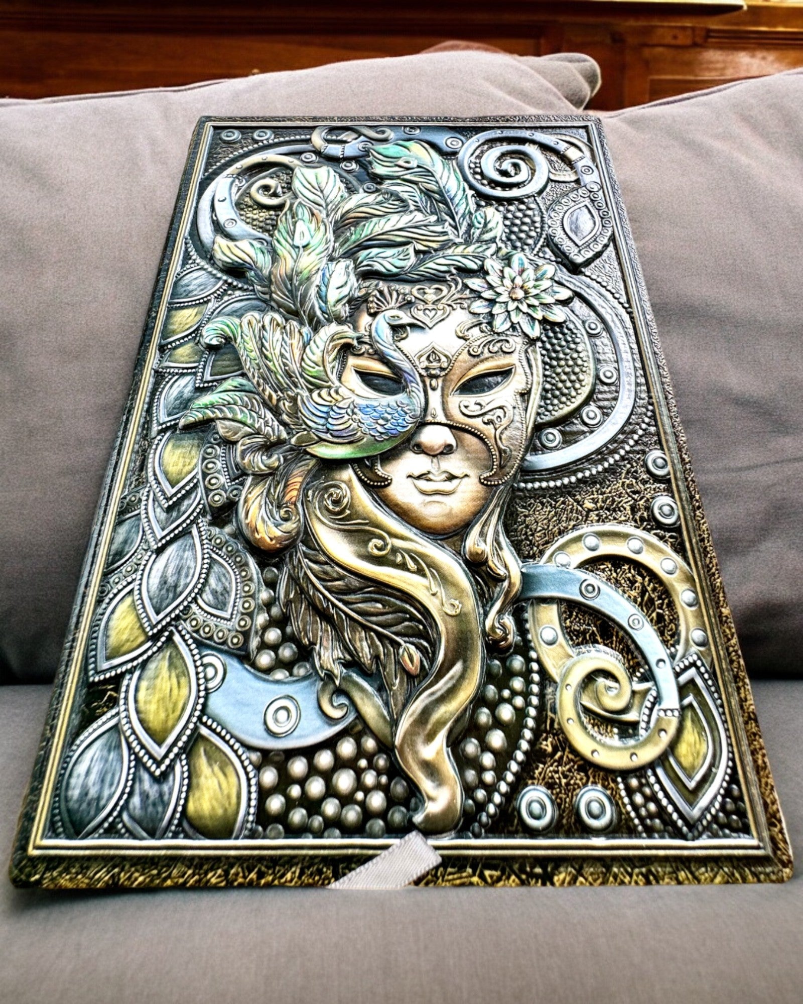 Artystyczny Notes, notatnik maskarada - A5, personalización con grabado para regalo